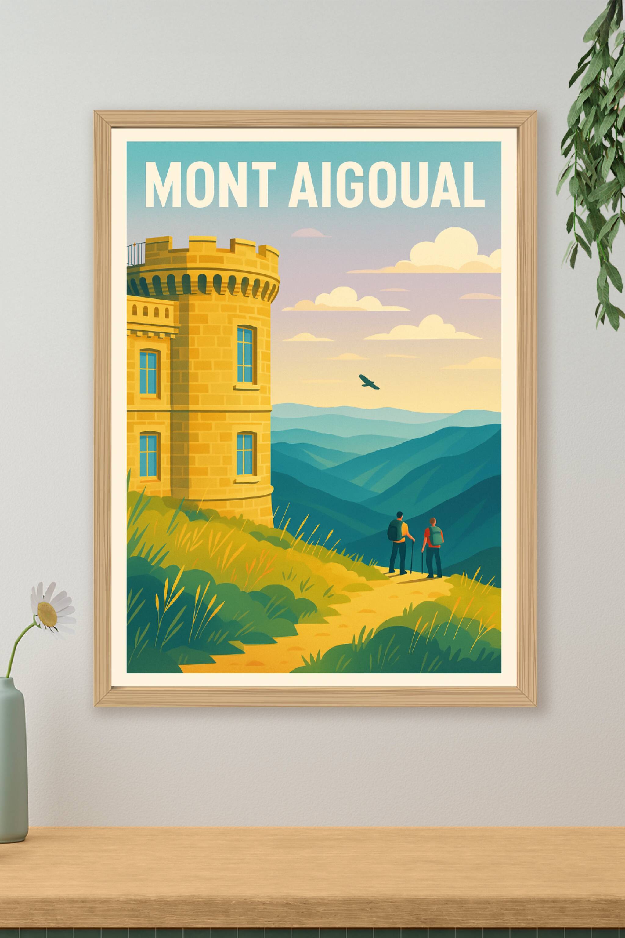 Affiche de Mont Aigoual - Sommet des Cévennes et panorama infini