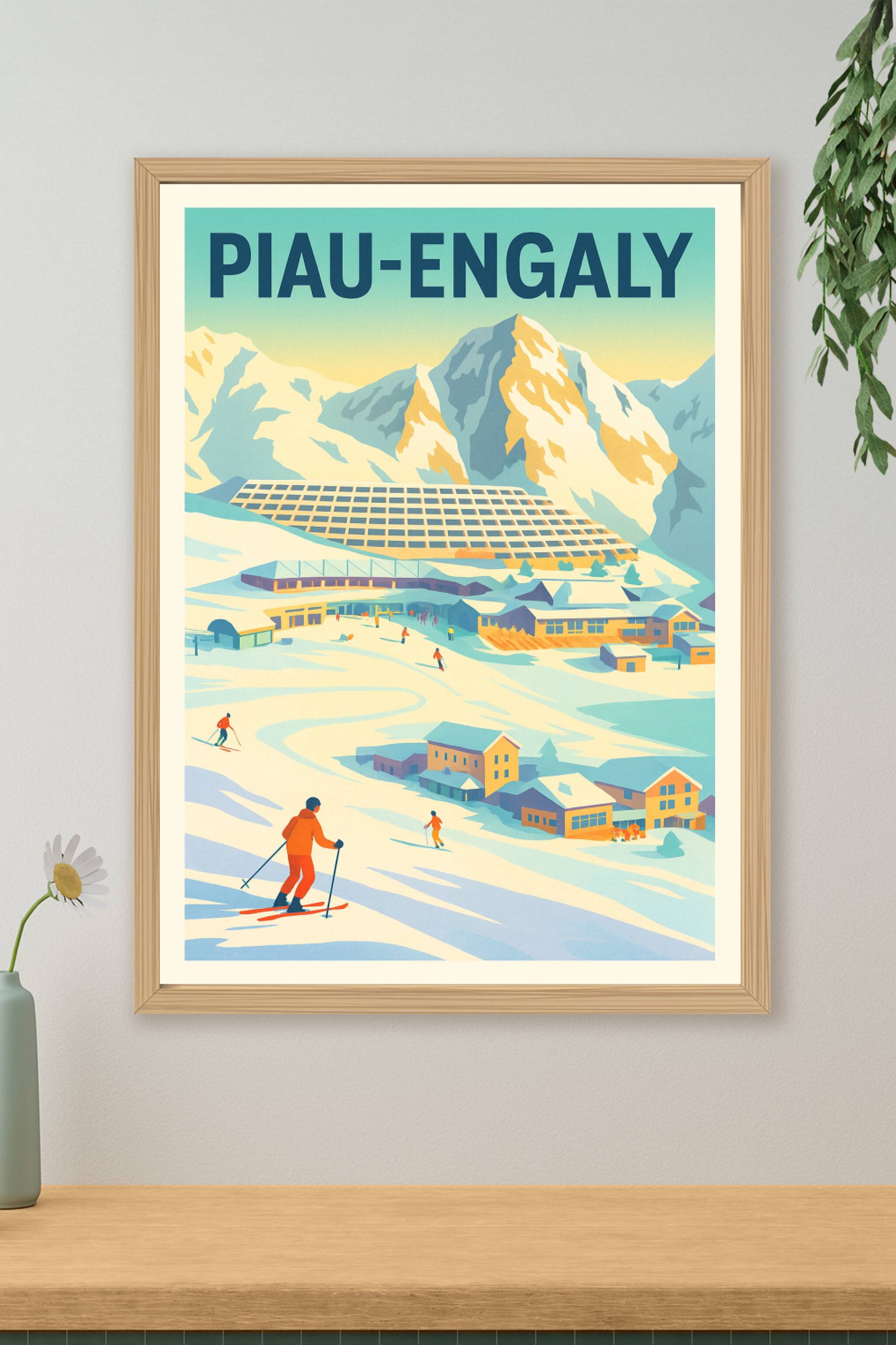 Affiche de Piau-Engaly - L'esprit des Pyrénées en altitude