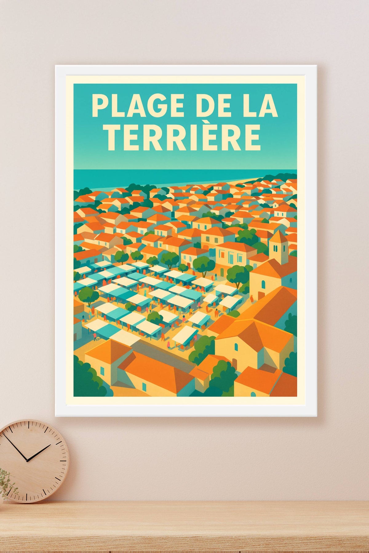 Affiche de Plage de la Terrière - L'esprit authentique de la côte vendéenne