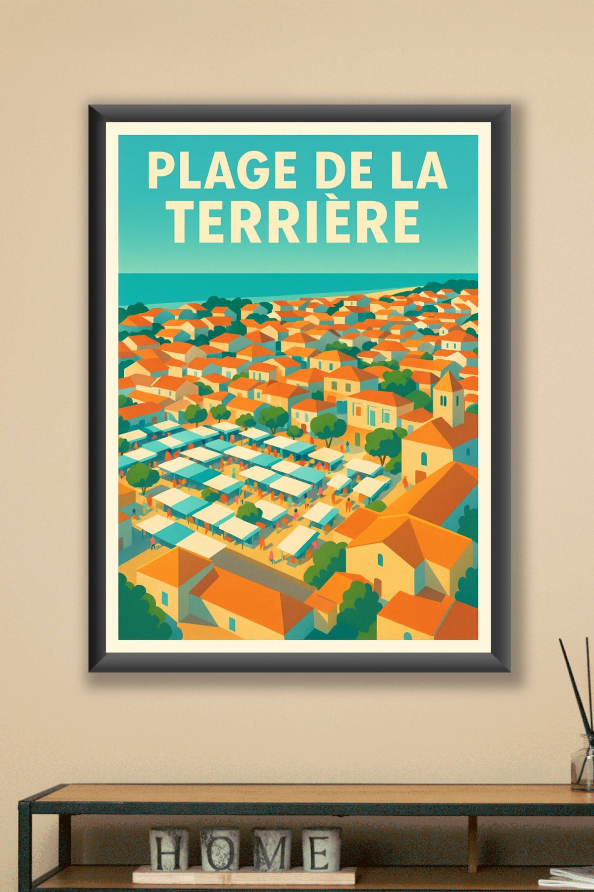 Affiche de Plage de la Terrière - L'esprit authentique de la côte vendéenne
