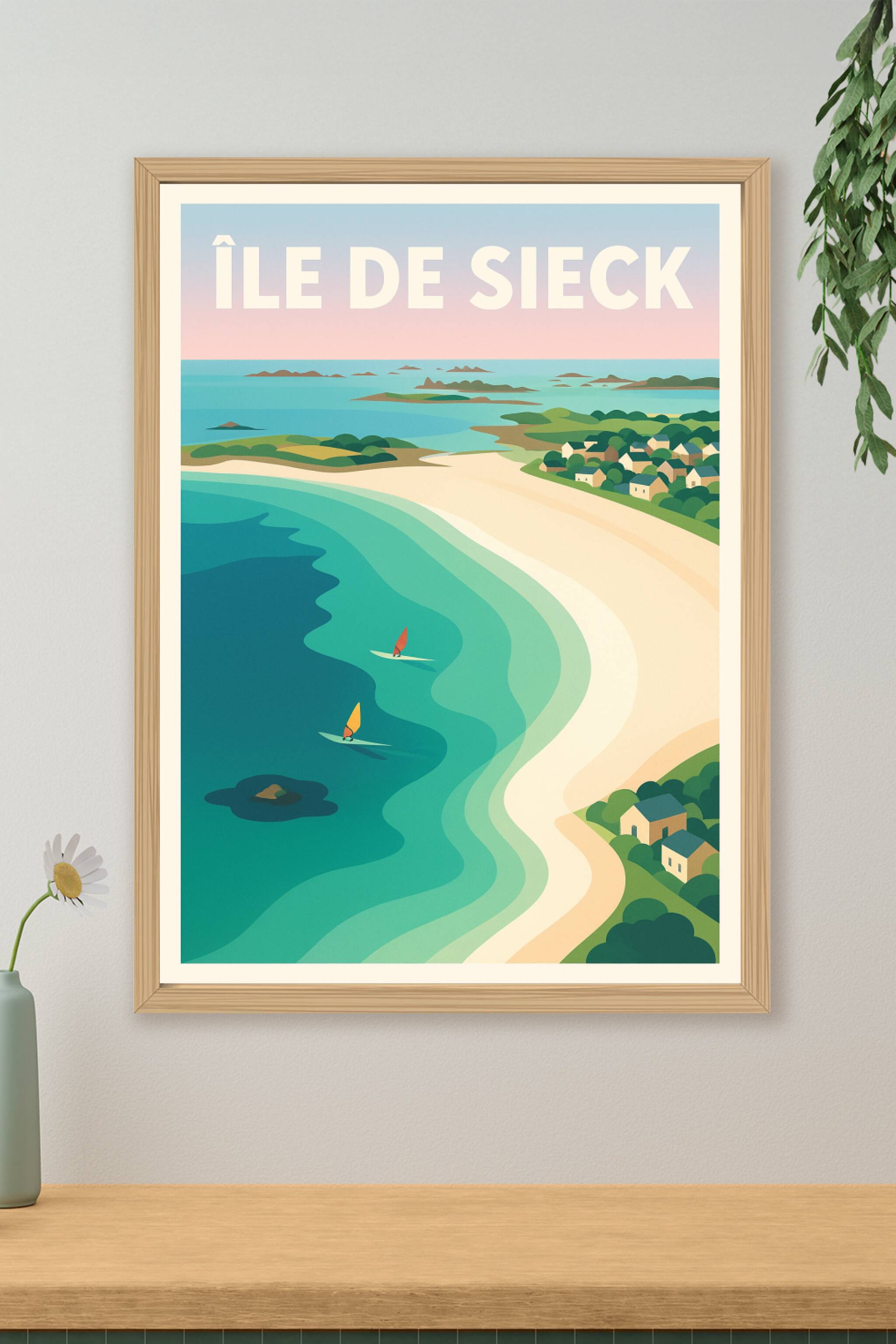 Affiche de Île de Sieck - Évasion sauvage au cœur du Finistère