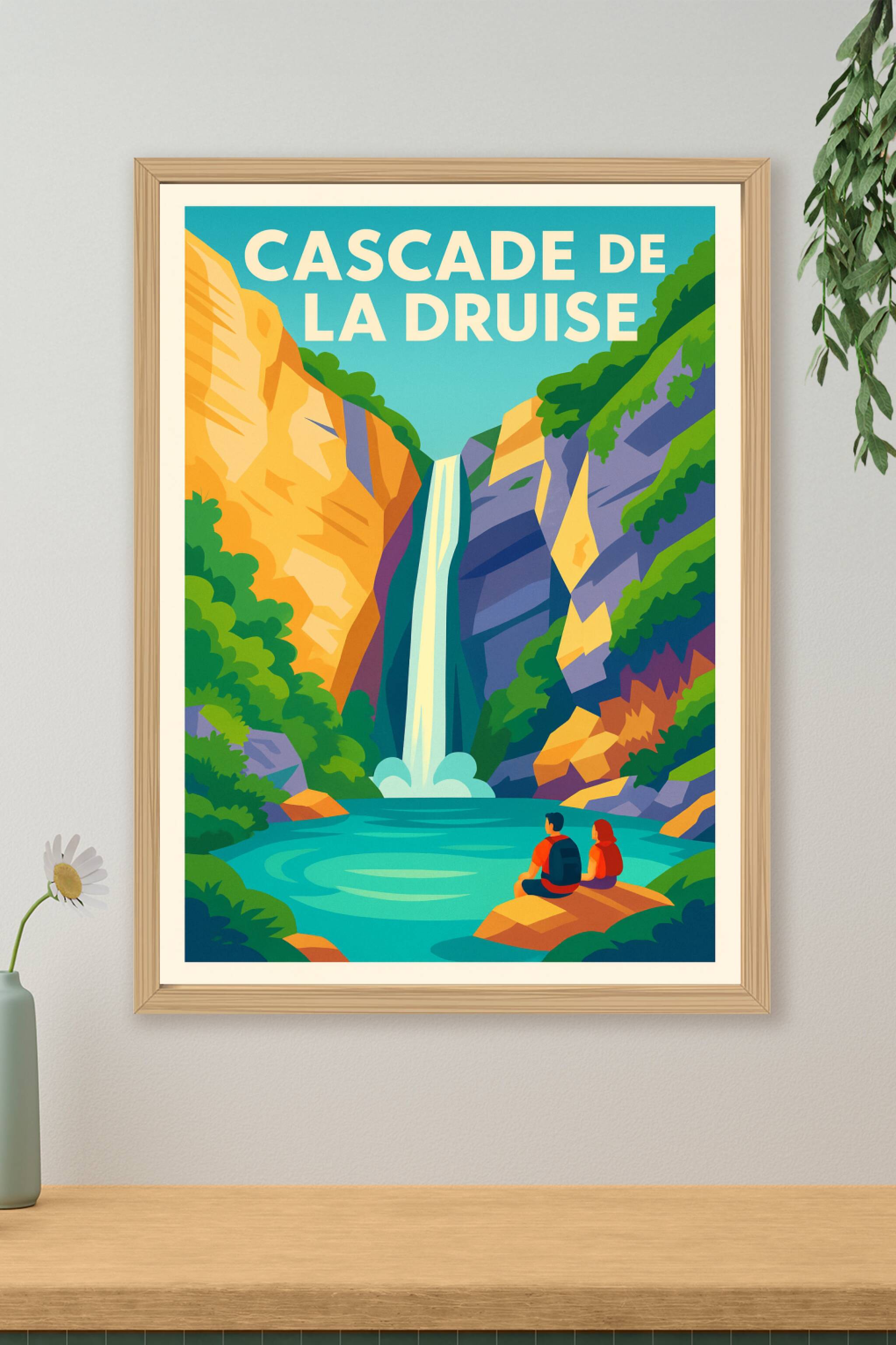 Affiche de Cascade de la Druise - Le joyau sauvage du Vercors