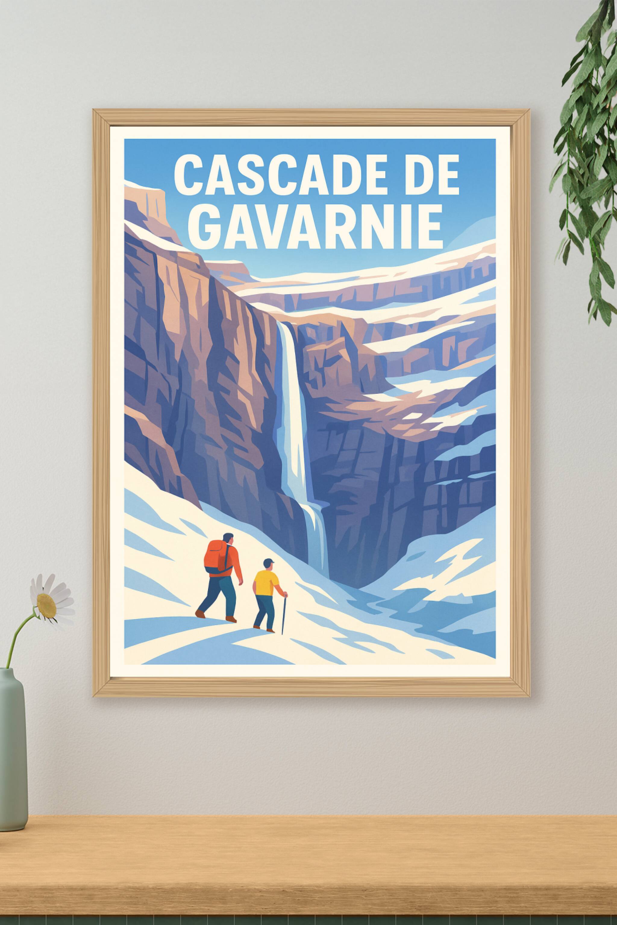 Affiche de Cascade de Gavarnie - Le souffle majestueux des Pyrénées