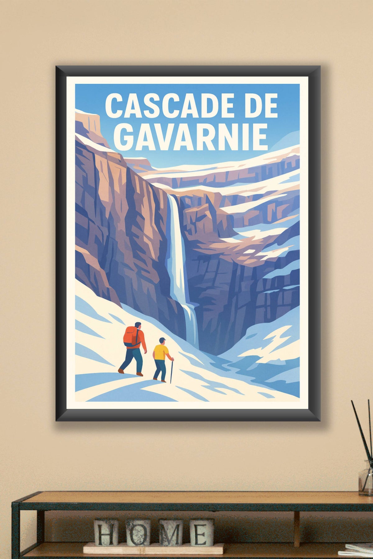 Affiche de Cascade de Gavarnie - Le souffle majestueux des Pyrénées