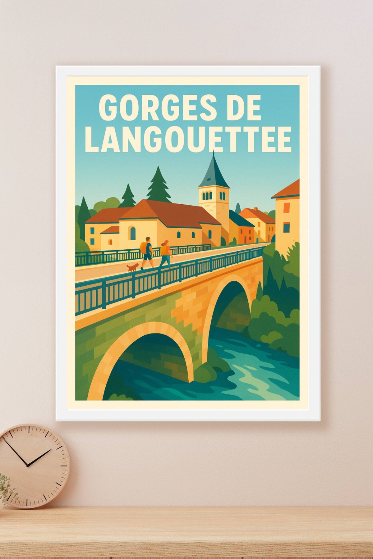 Affiche de Gorges de la Langouette - L'appel de la nature sauvage du Jura
