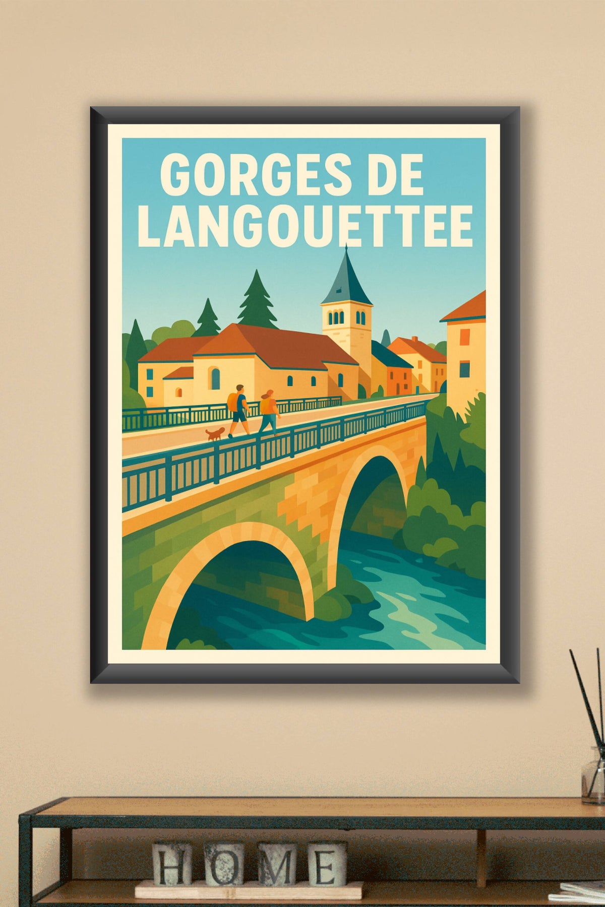 Affiche de Gorges de la Langouette - L'appel de la nature sauvage du Jura