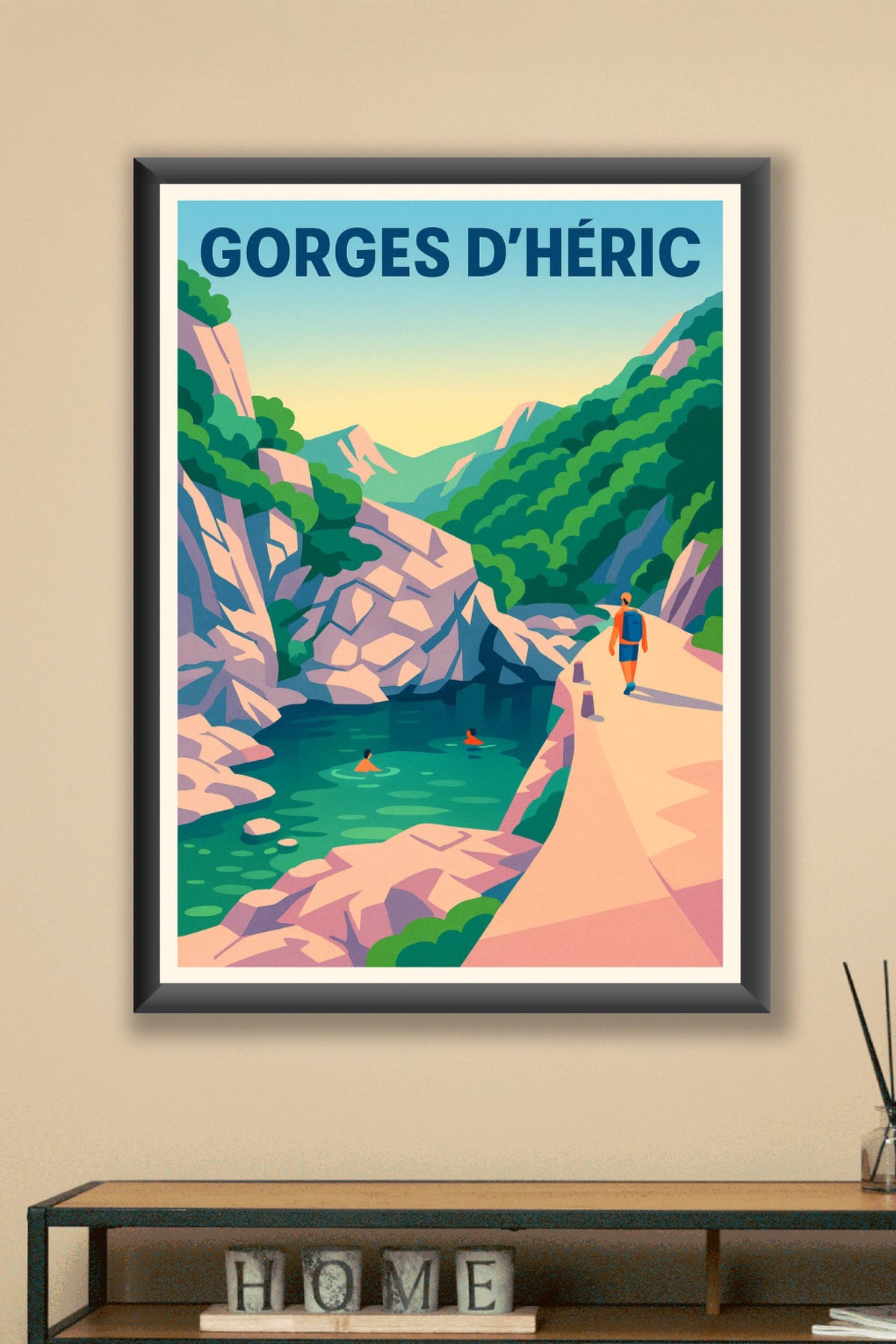 Affiche de Gorges d'Héric - Évasion sauvage au cœur du Caroux