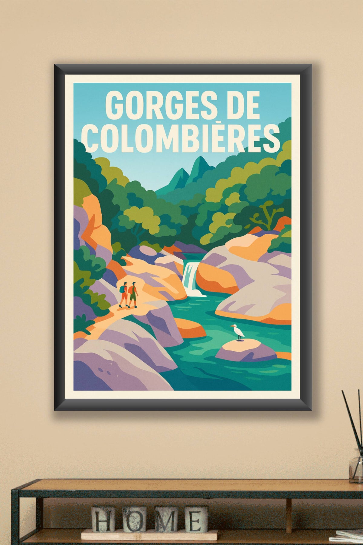 Affiche de Gorges de Colombières - Évasion sauvage au cœur du Caroux