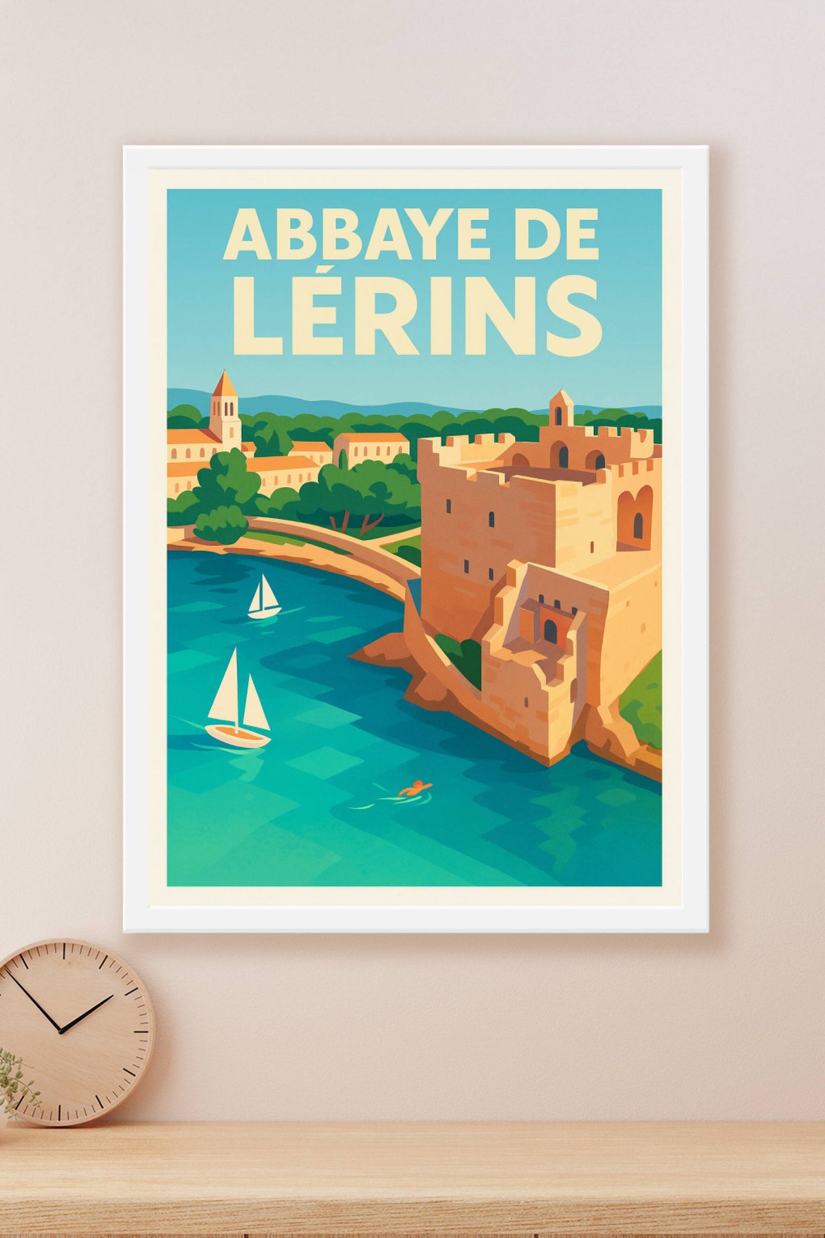 Affiche de Abbaye de Lérins - Une escale spirituelle sous le soleil de la Méditerranée