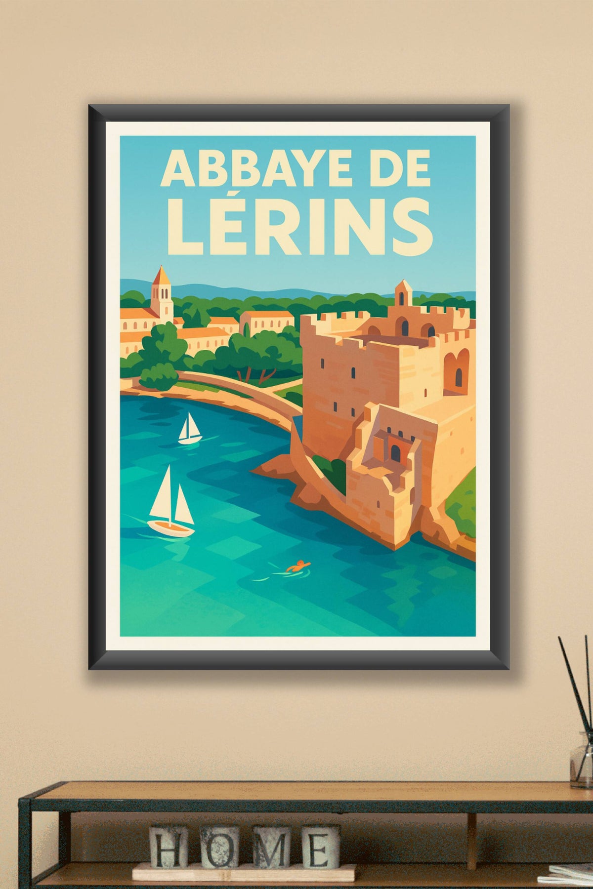 Affiche de Abbaye de Lérins - Une escale spirituelle sous le soleil de la Méditerranée
