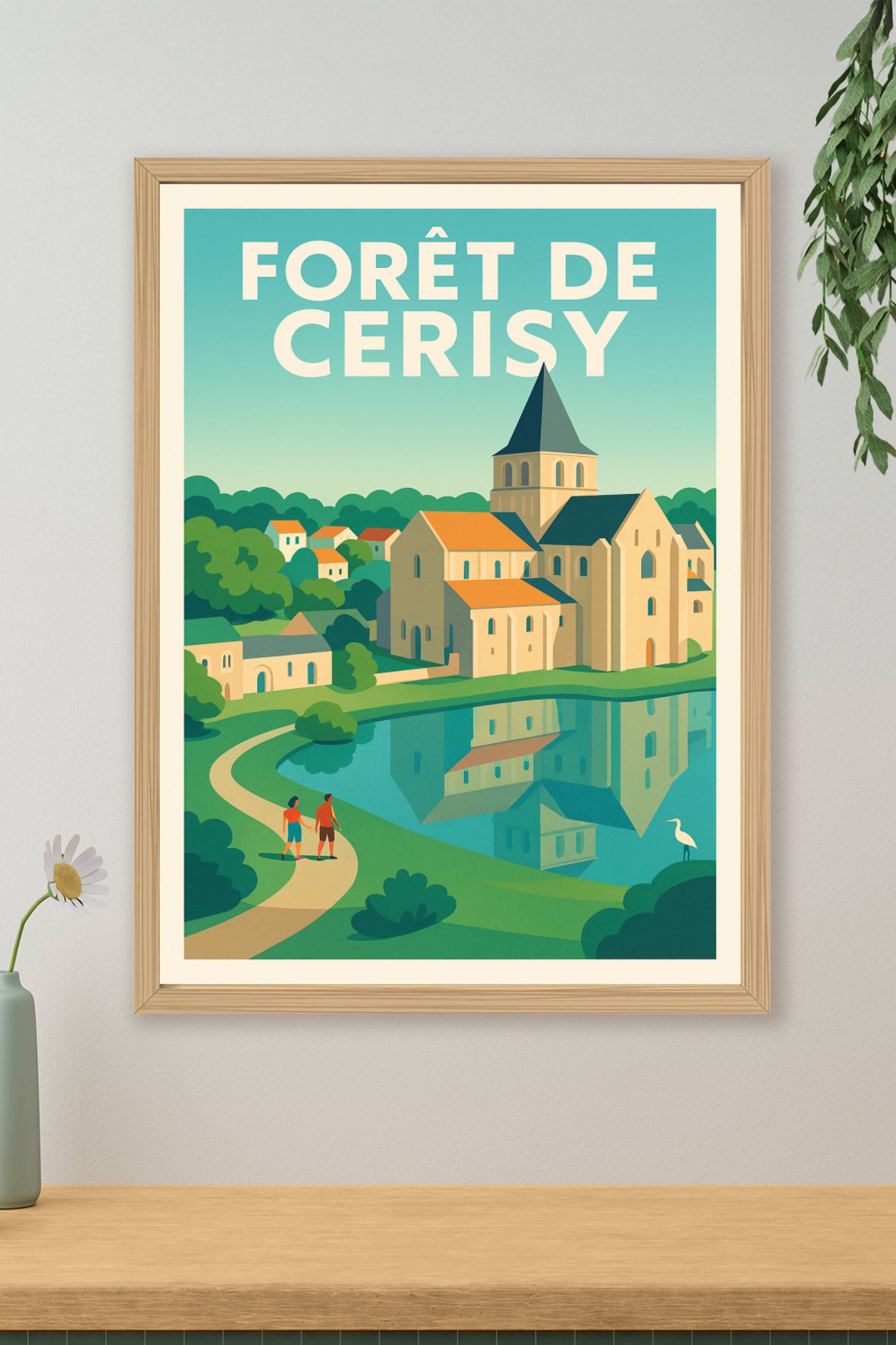 Affiche de Forêt de Cerisy - L'élégance du patrimoine normand au cœur de la nature