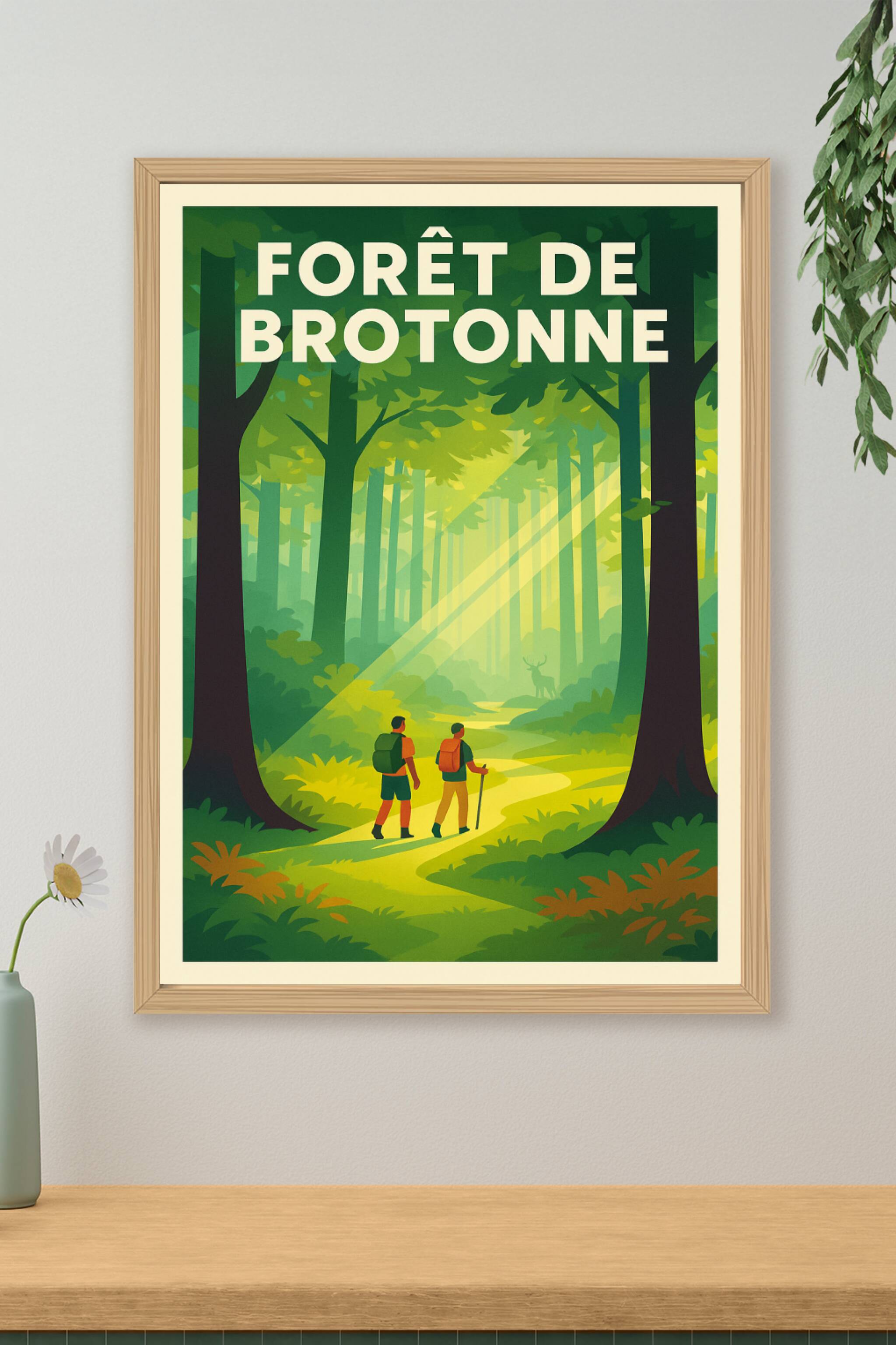 Affiche de Forêt de Brotonne - Une immersion sauvage au cœur de la Normandie