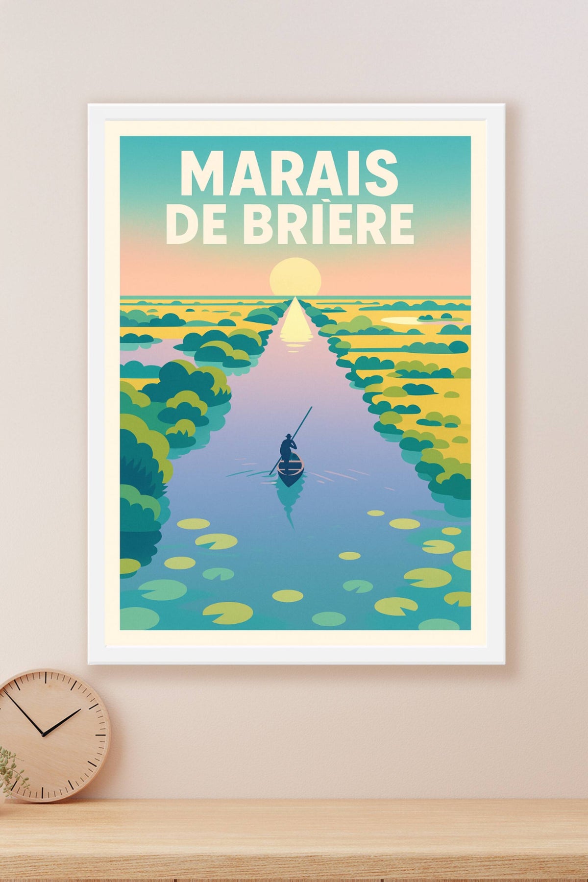 Affiche de Marais de Brière - Évasion paisible au cœur de la nature