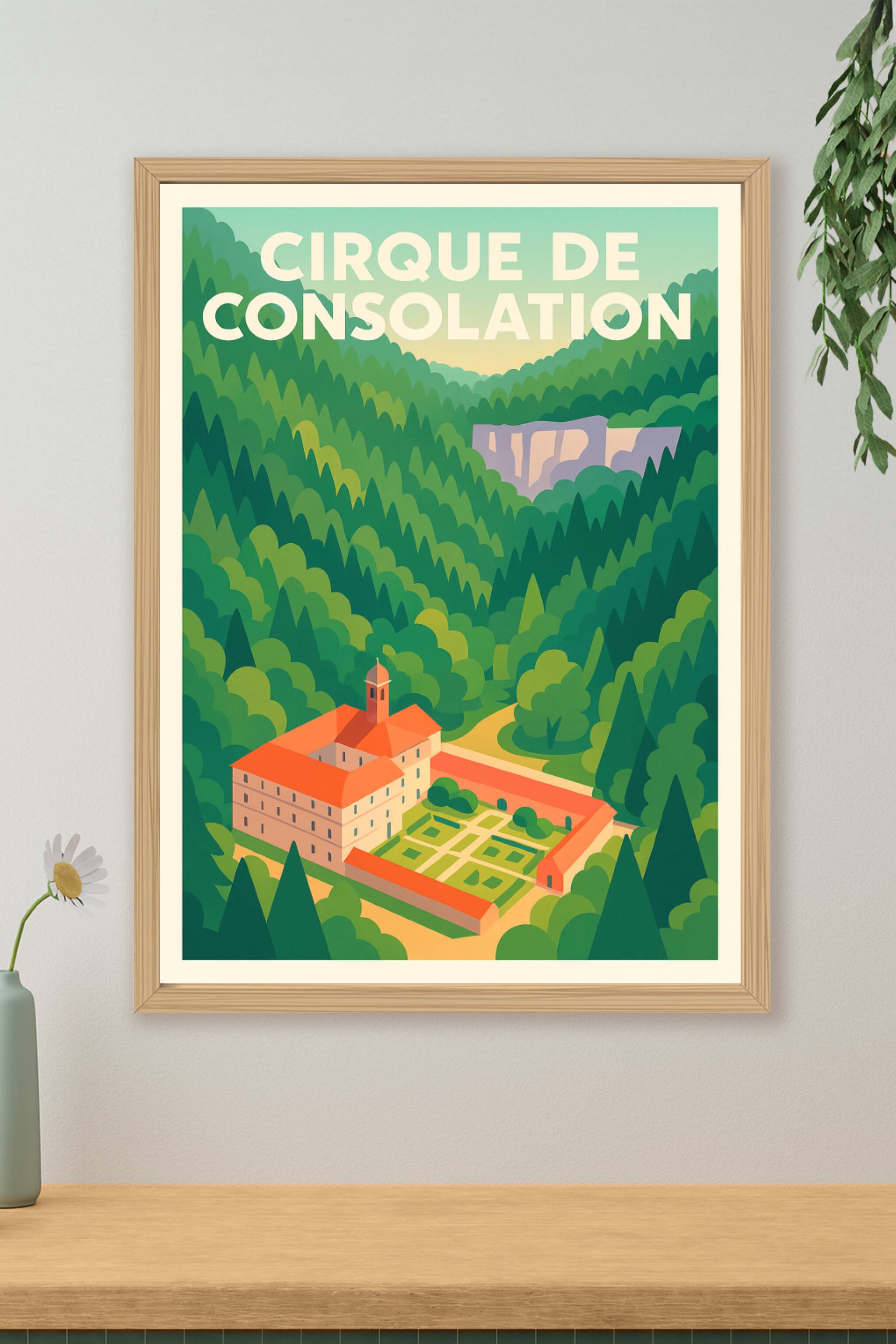 Affiche de Cirque de Consolation - Un écrin de verdure et de sérénité au cœur du Doubs