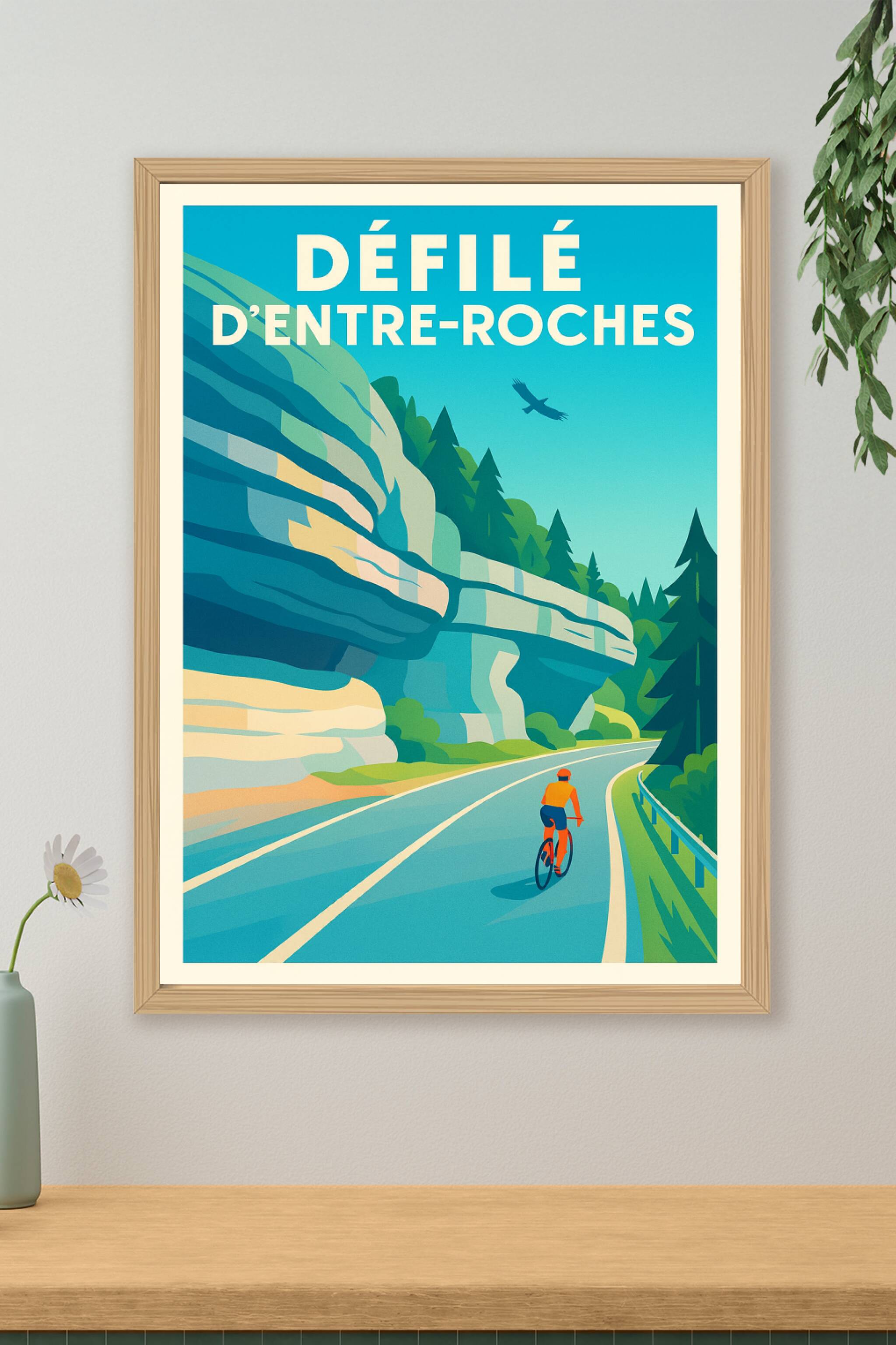 Affiche de Défilé d'Entre-Roches - L'aventure au cœur des falaises du Jura
