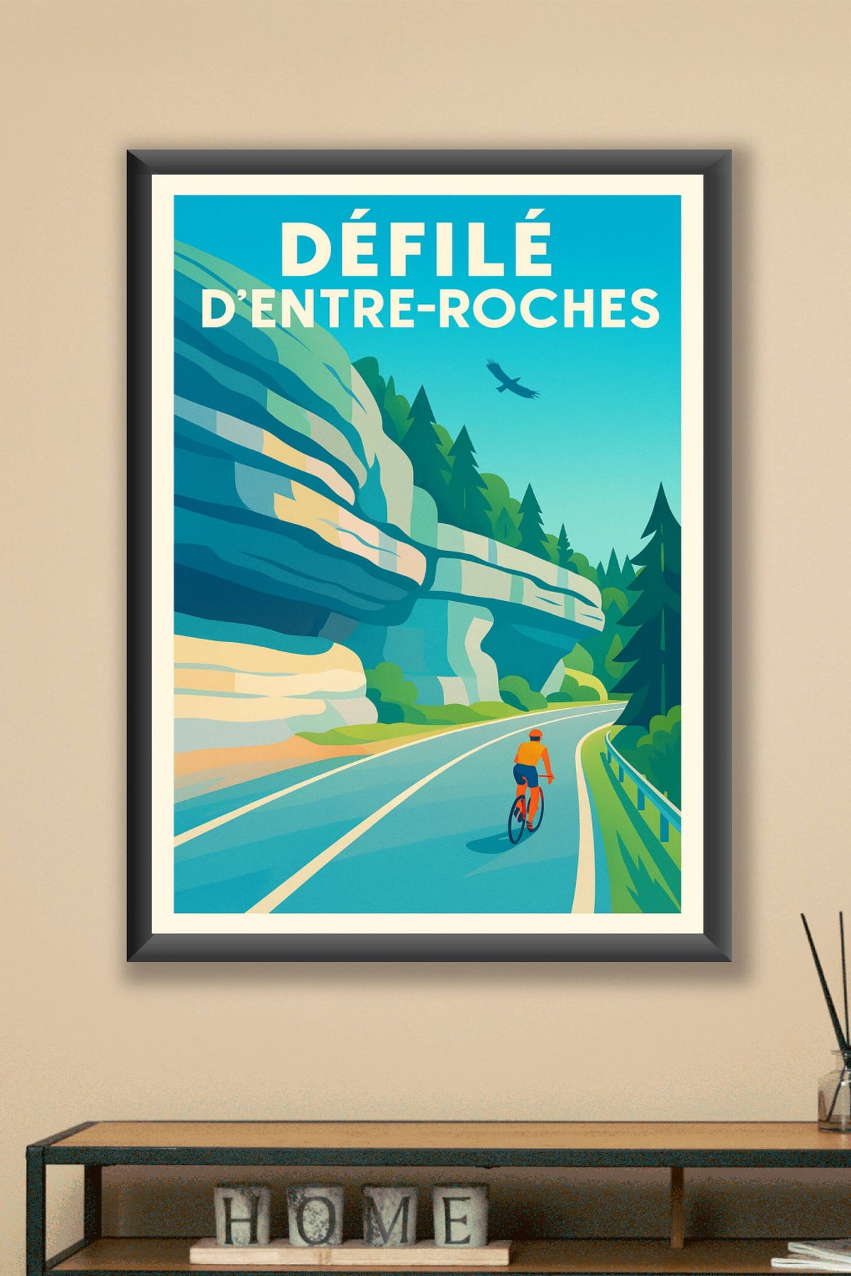 Affiche de Défilé d'Entre-Roches - L'aventure au cœur des falaises du Jura