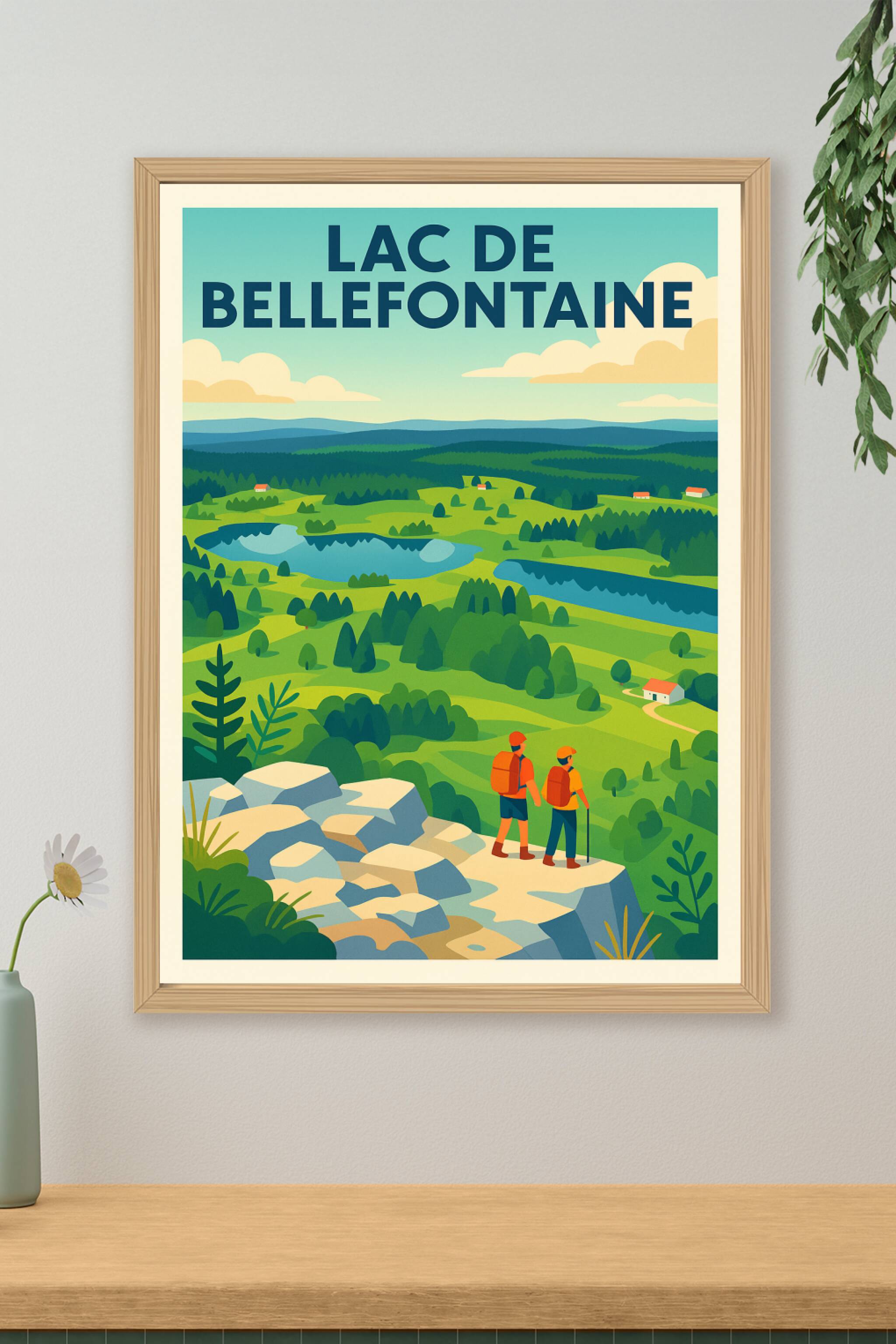 Affiche de Lac de Bellefontaine - Évasion sauvage au cœur du Jura