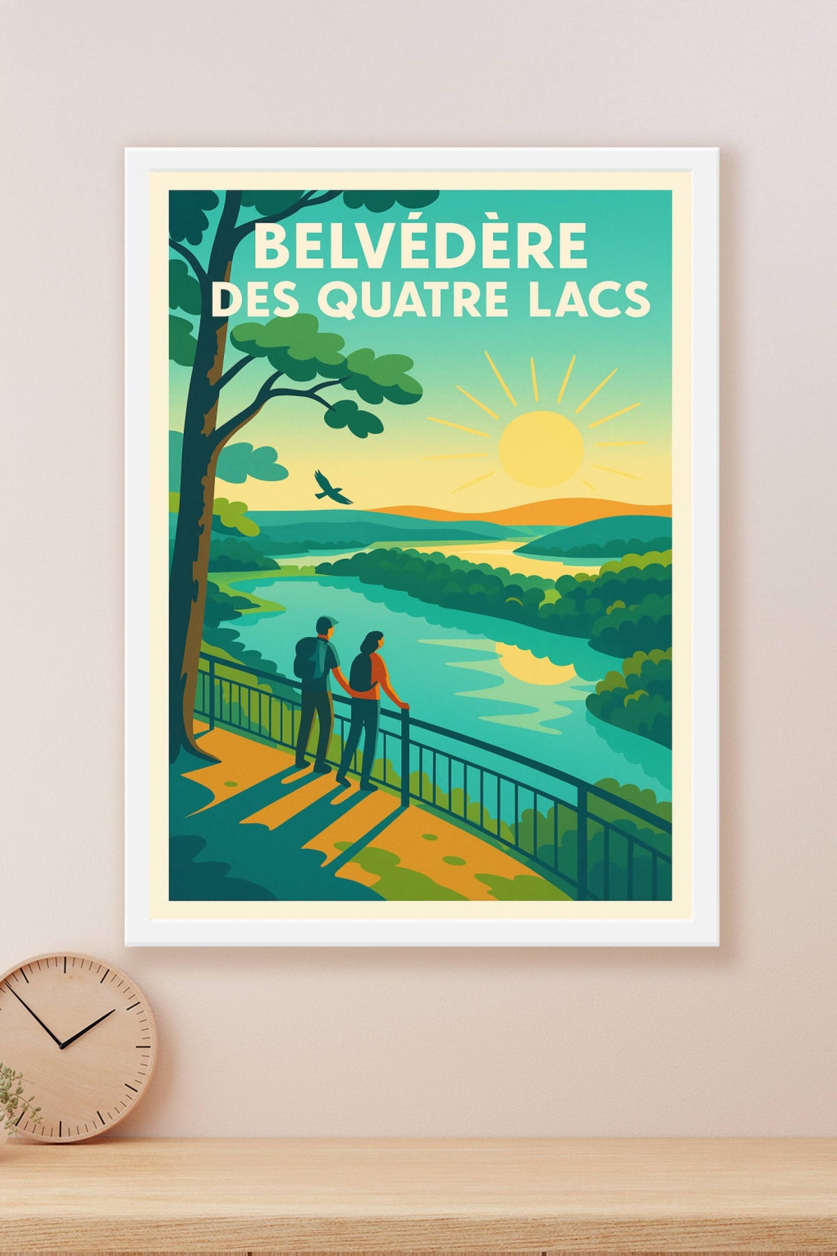Affiche de Belvédère des Quatre Lacs - Un panorama jurassien époustouflant