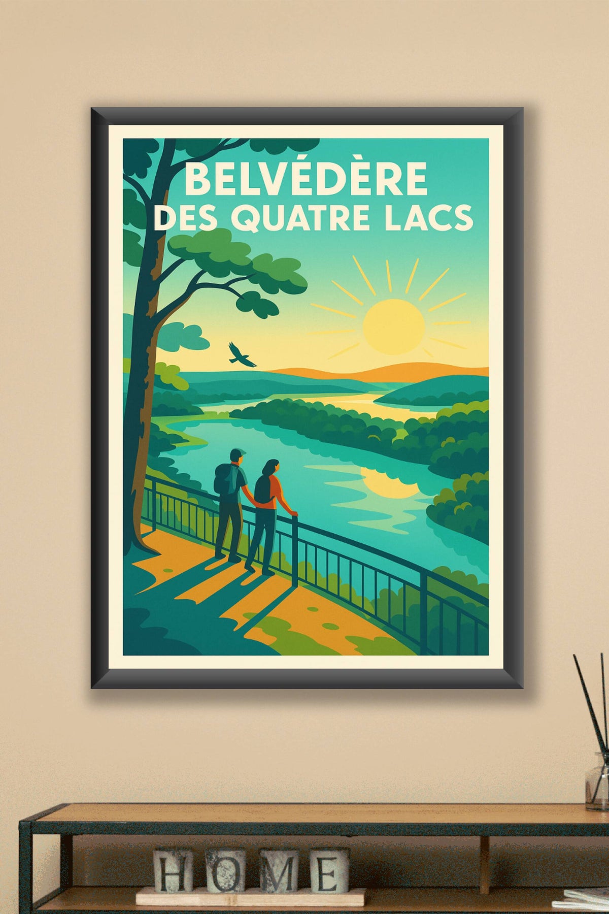Affiche de Belvédère des Quatre Lacs - Un panorama jurassien époustouflant