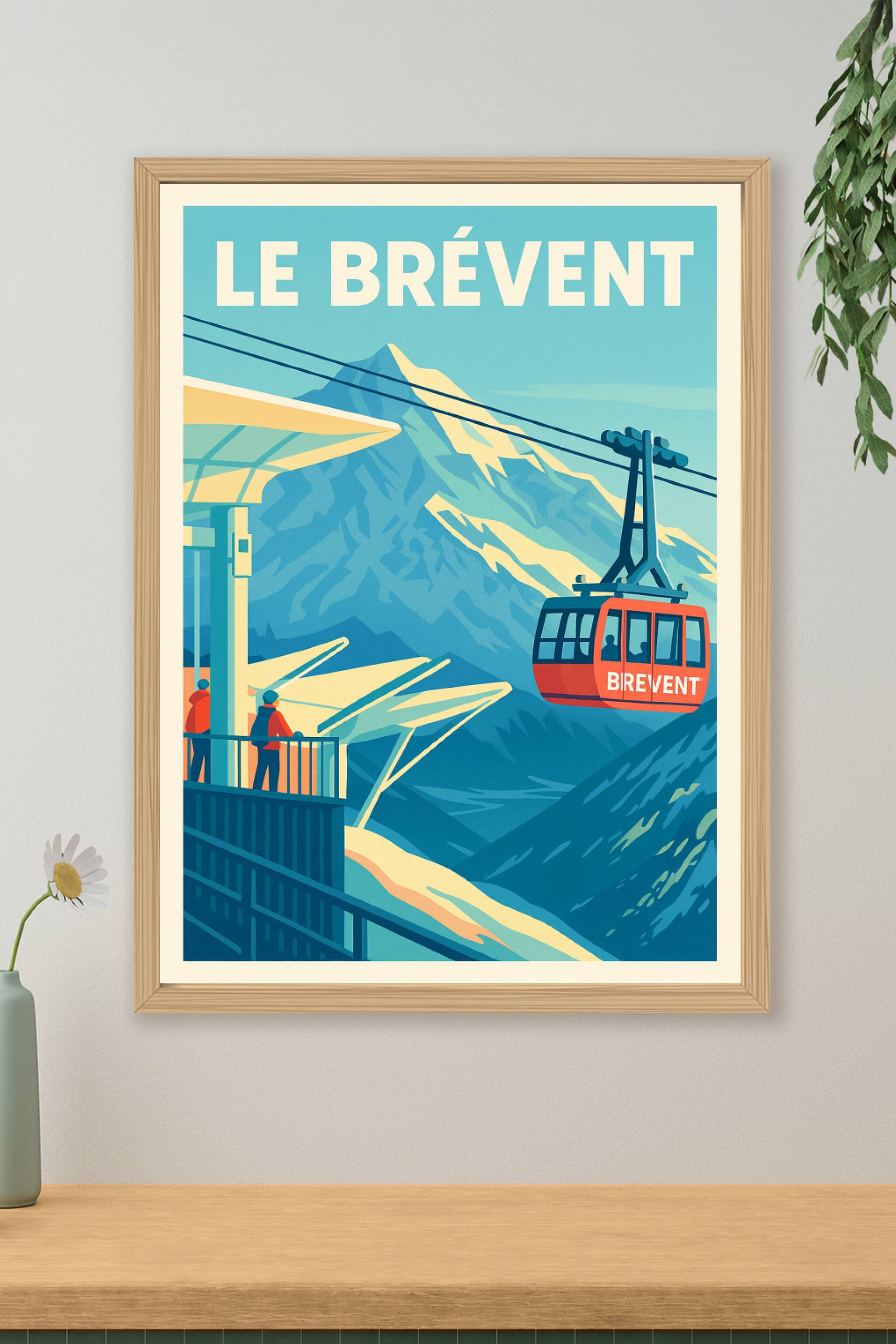 Affiche de Le Brévent - L'ascension spectaculaire face au Mont-Blanc