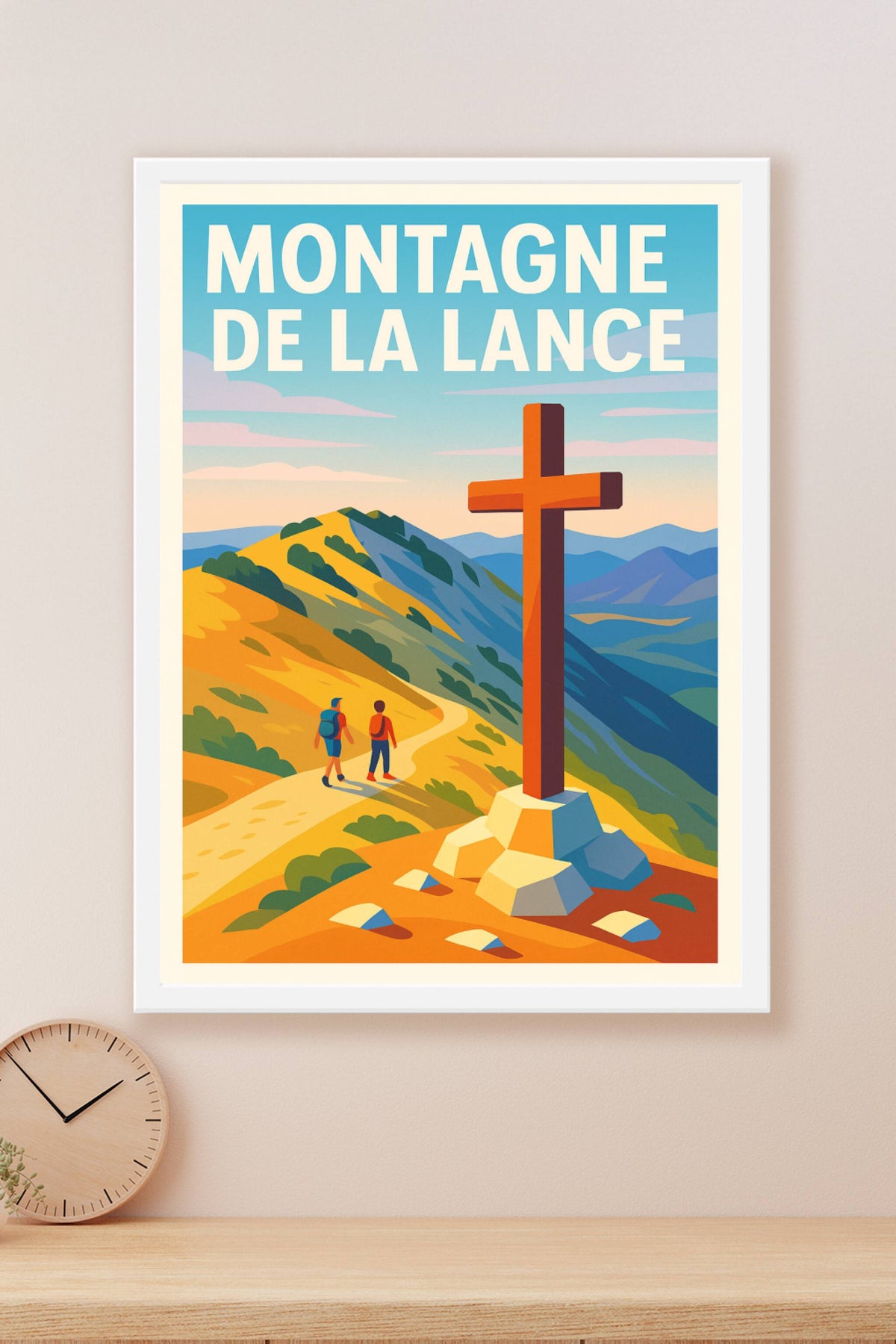 Affiche de Montagne de la Lance - Le sommet emblématique de la Drôme Provençale