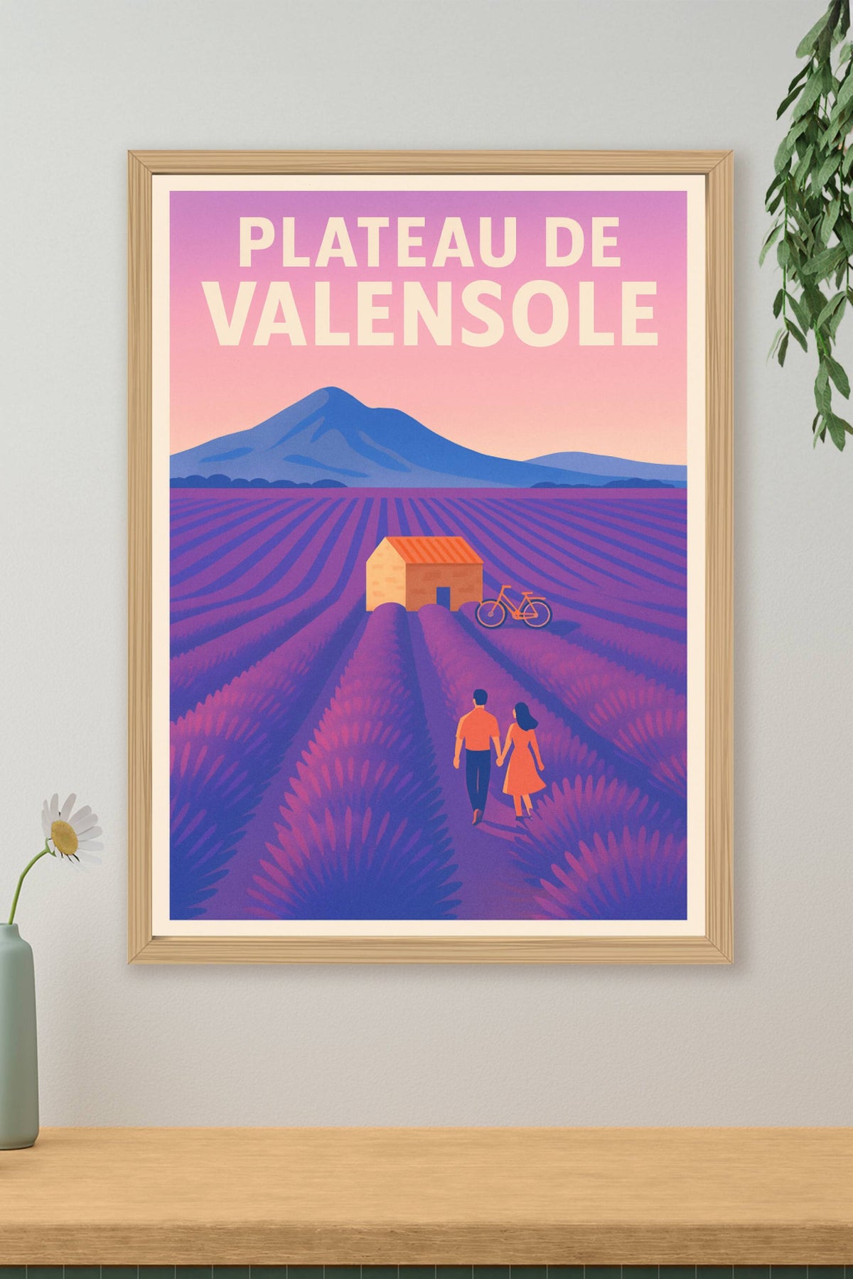 Affiche de Plateau de Valensole - Escapade romantique au cœur de la lavande