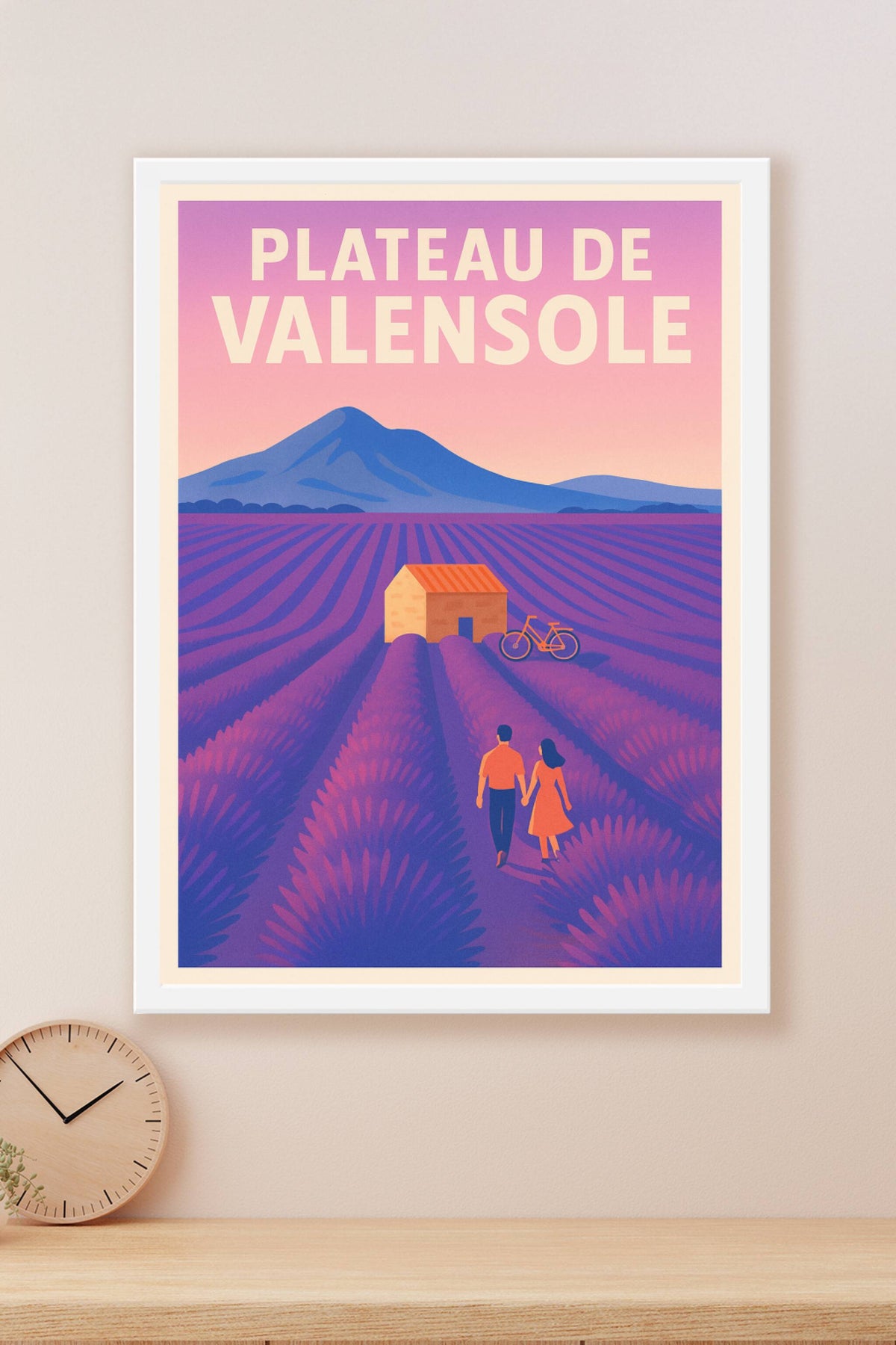 Affiche de Plateau de Valensole - Escapade romantique au cœur de la lavande
