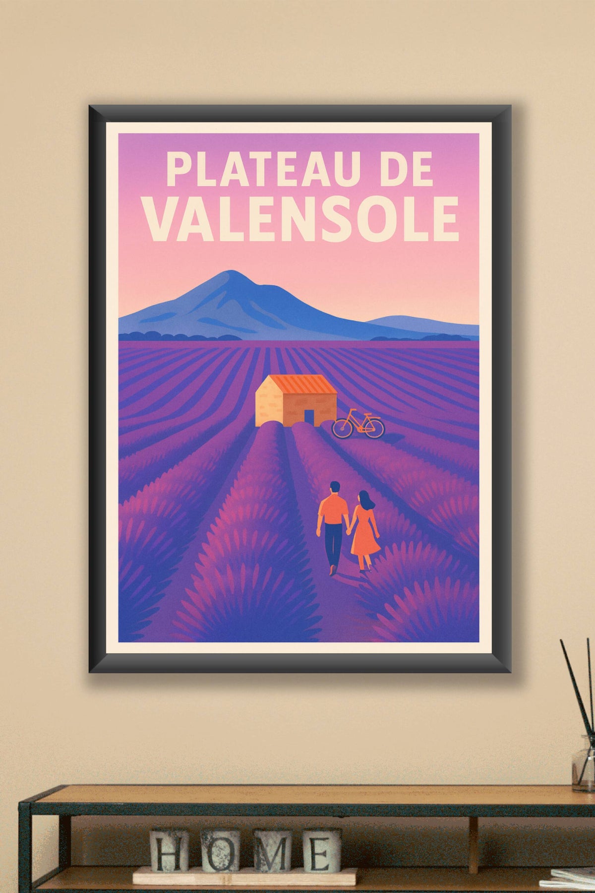 Affiche de Plateau de Valensole - Escapade romantique au cœur de la lavande