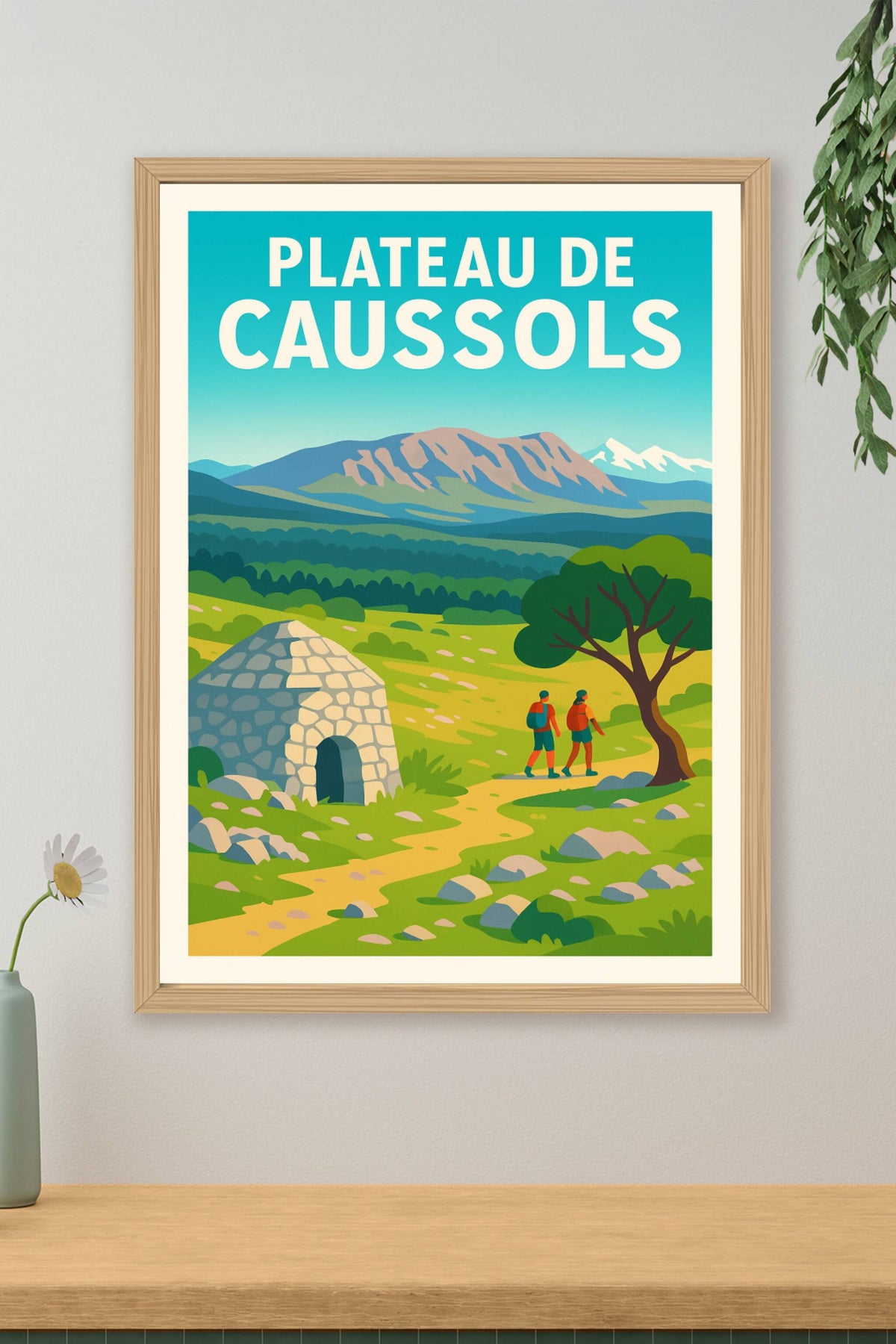 Affiche de Plateau de Caussols - Un voyage sauvage au cœur des paysages lunaires
