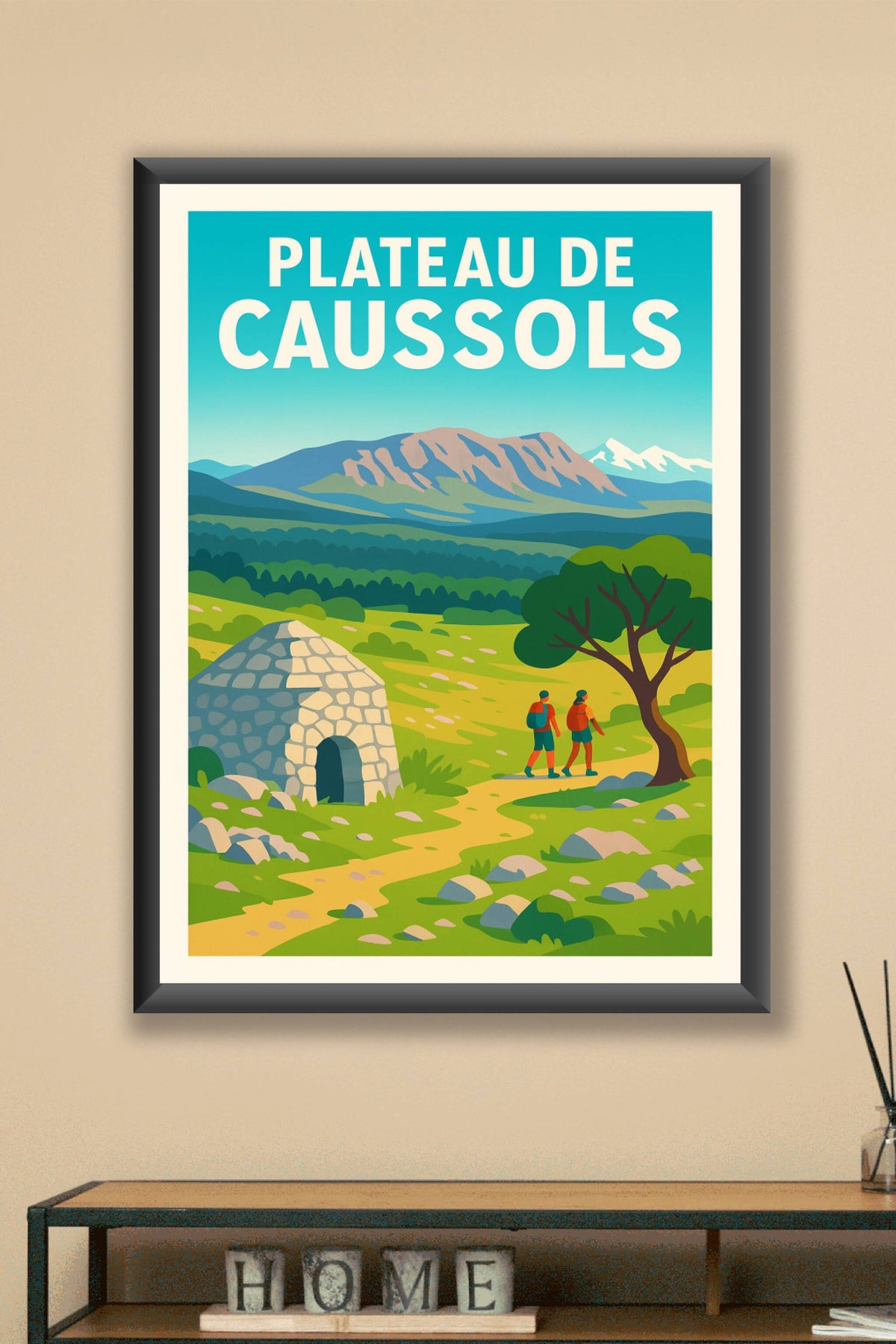 Affiche de Plateau de Caussols - Un voyage sauvage au cœur des paysages lunaires