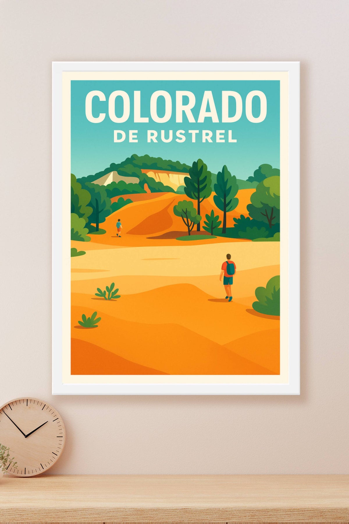 Affiche de Colorado de Rustrel - L'éclat des ocres de Provence