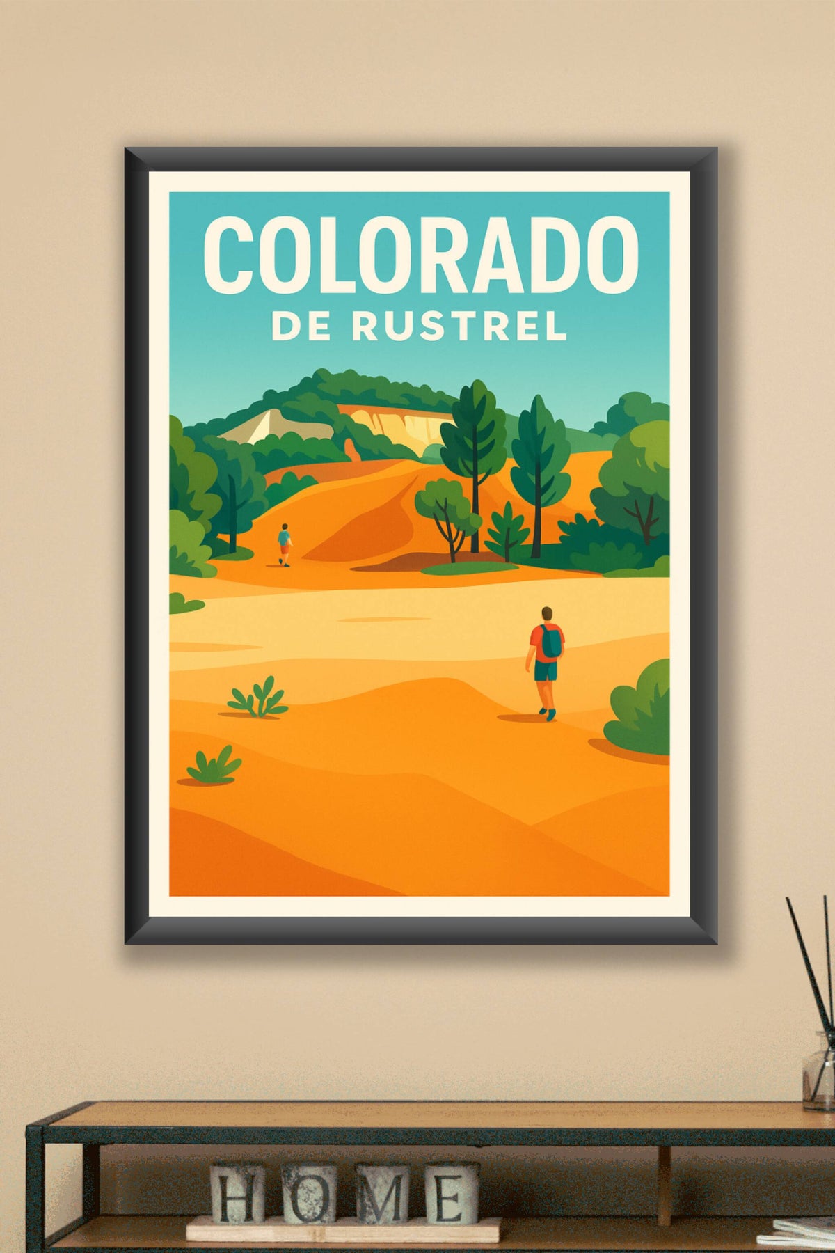 Affiche de Colorado de Rustrel - L'éclat des ocres de Provence