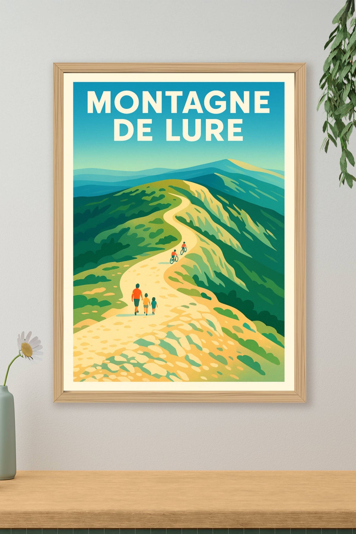 Affiche de Montagne de Lure - L'évasion sauvage au sommet de la Provence