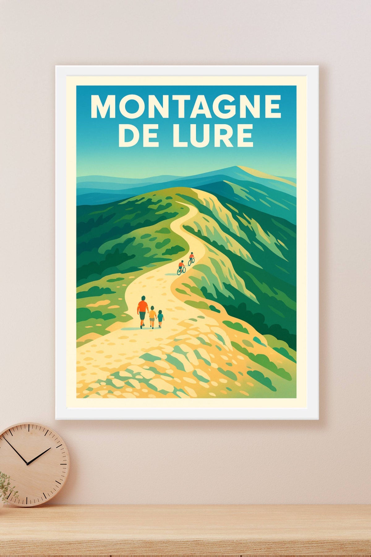 Affiche de Montagne de Lure - L'évasion sauvage au sommet de la Provence