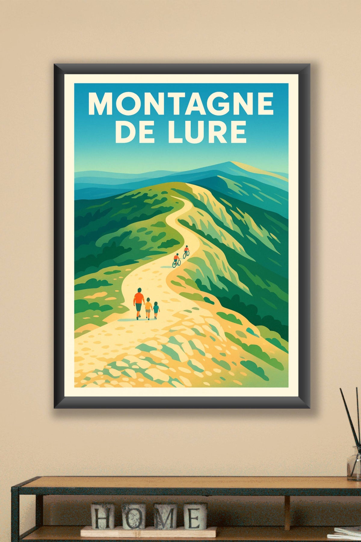 Affiche de Montagne de Lure - L'évasion sauvage au sommet de la Provence