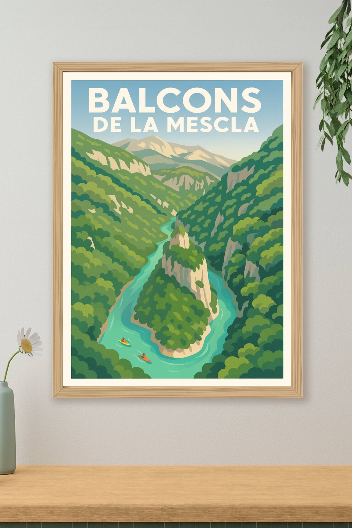 Affiche de Balcons de la Mescla - Le vertige sacré du Verdon