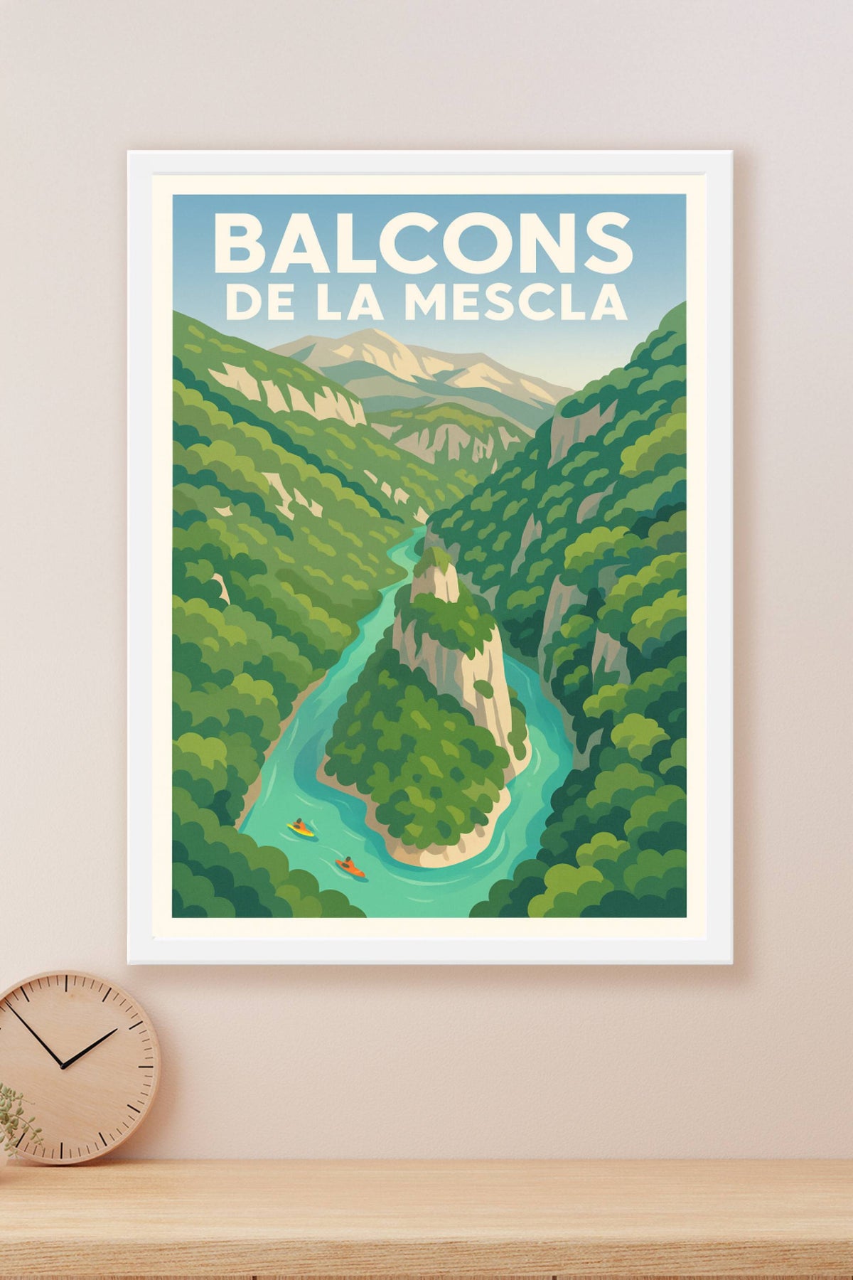 Affiche de Balcons de la Mescla - Le vertige sacré du Verdon