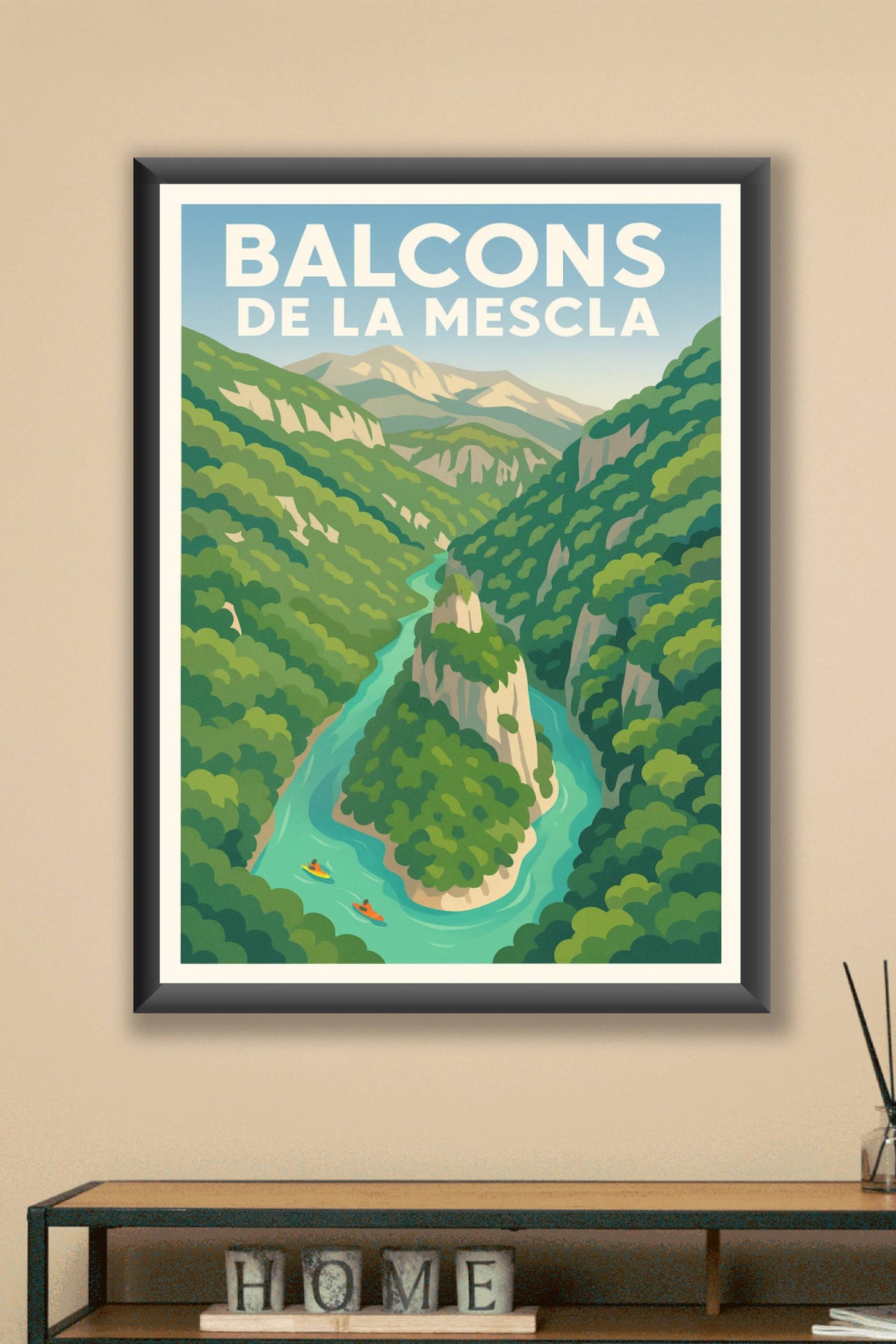 Affiche de Balcons de la Mescla - Le vertige sacré du Verdon