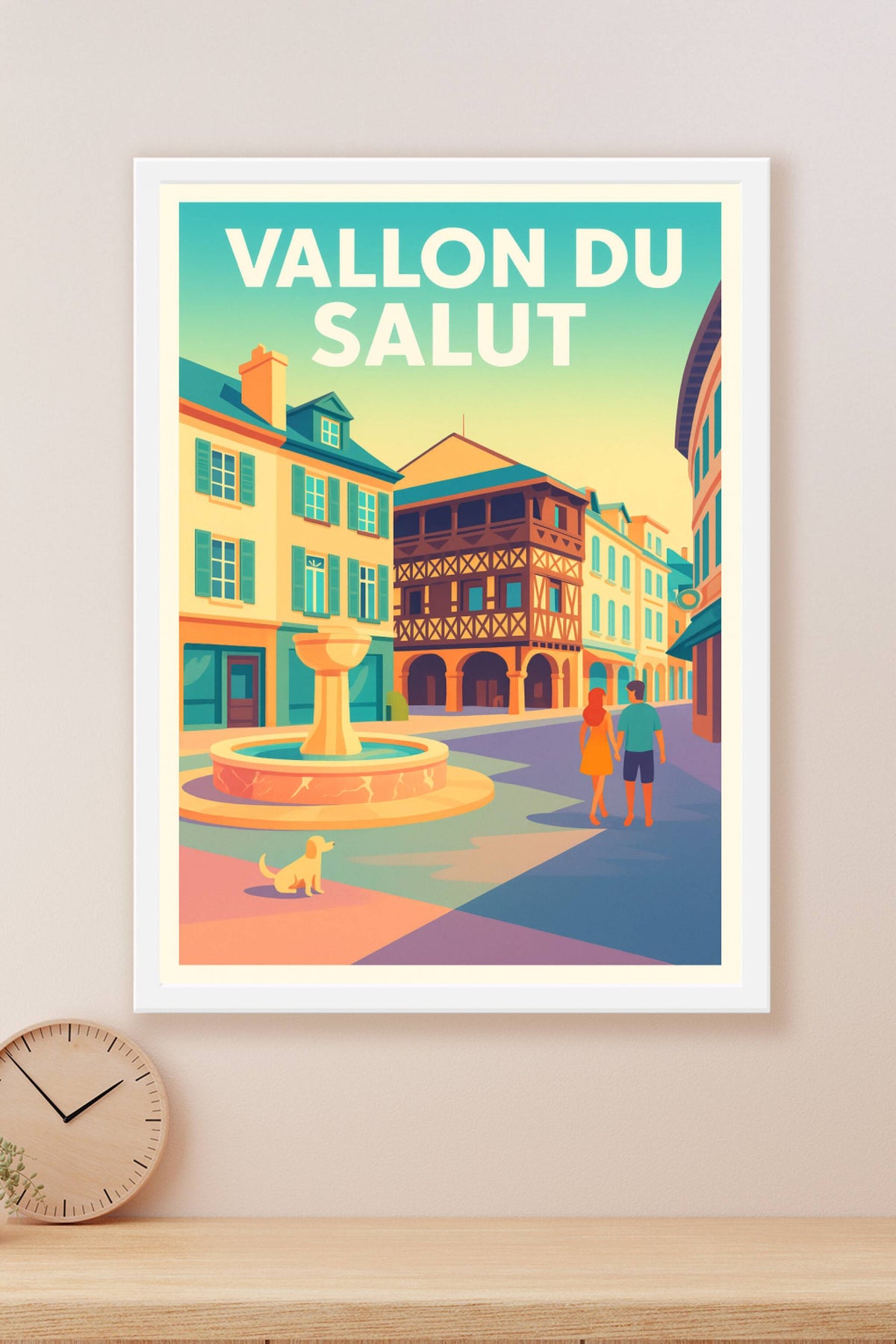 Affiche de Vallon du Salut - Le charme intemporel d'une cité historique