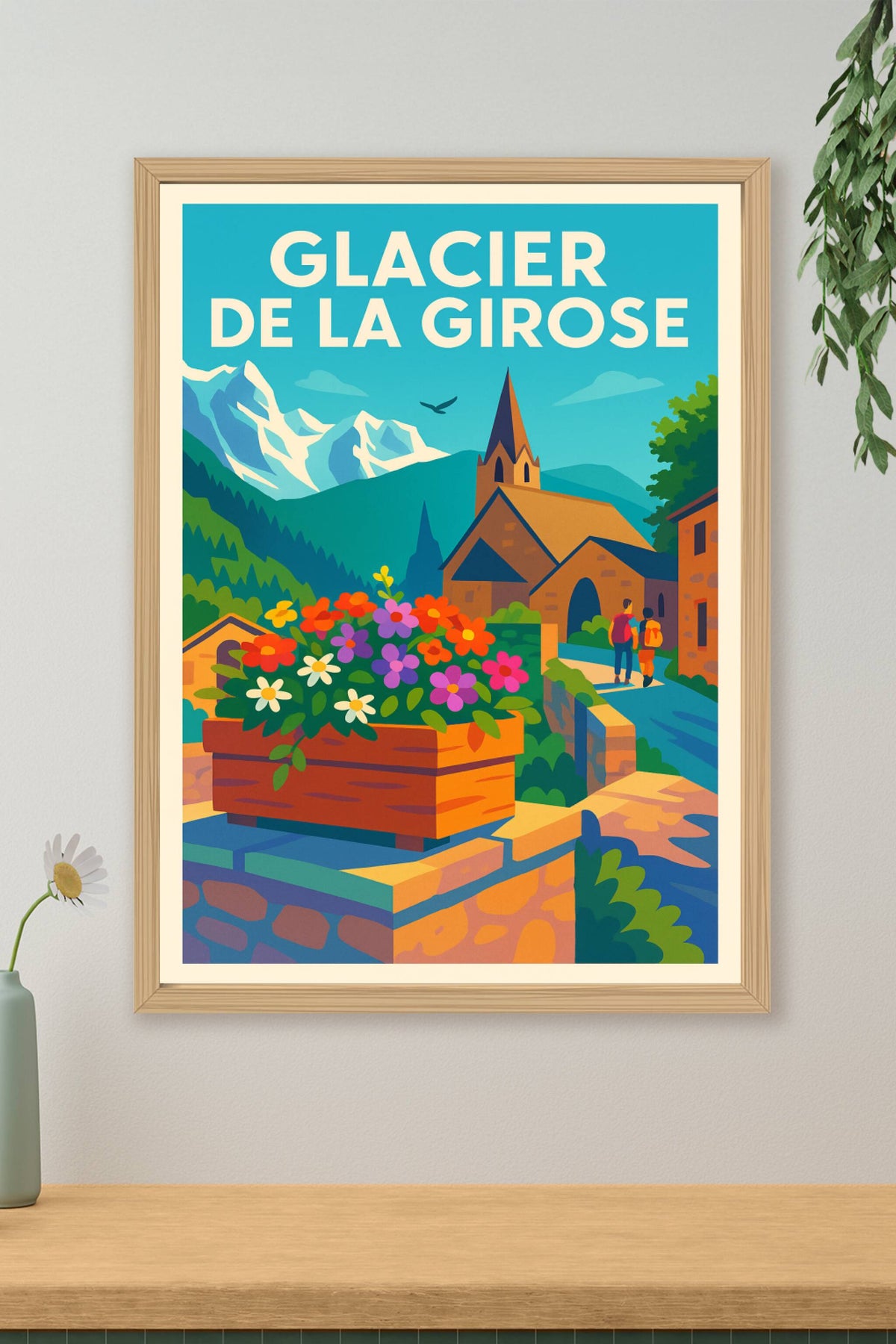 Affiche de Glacier de la Girose - L'éclat des sommets alpins chez vous