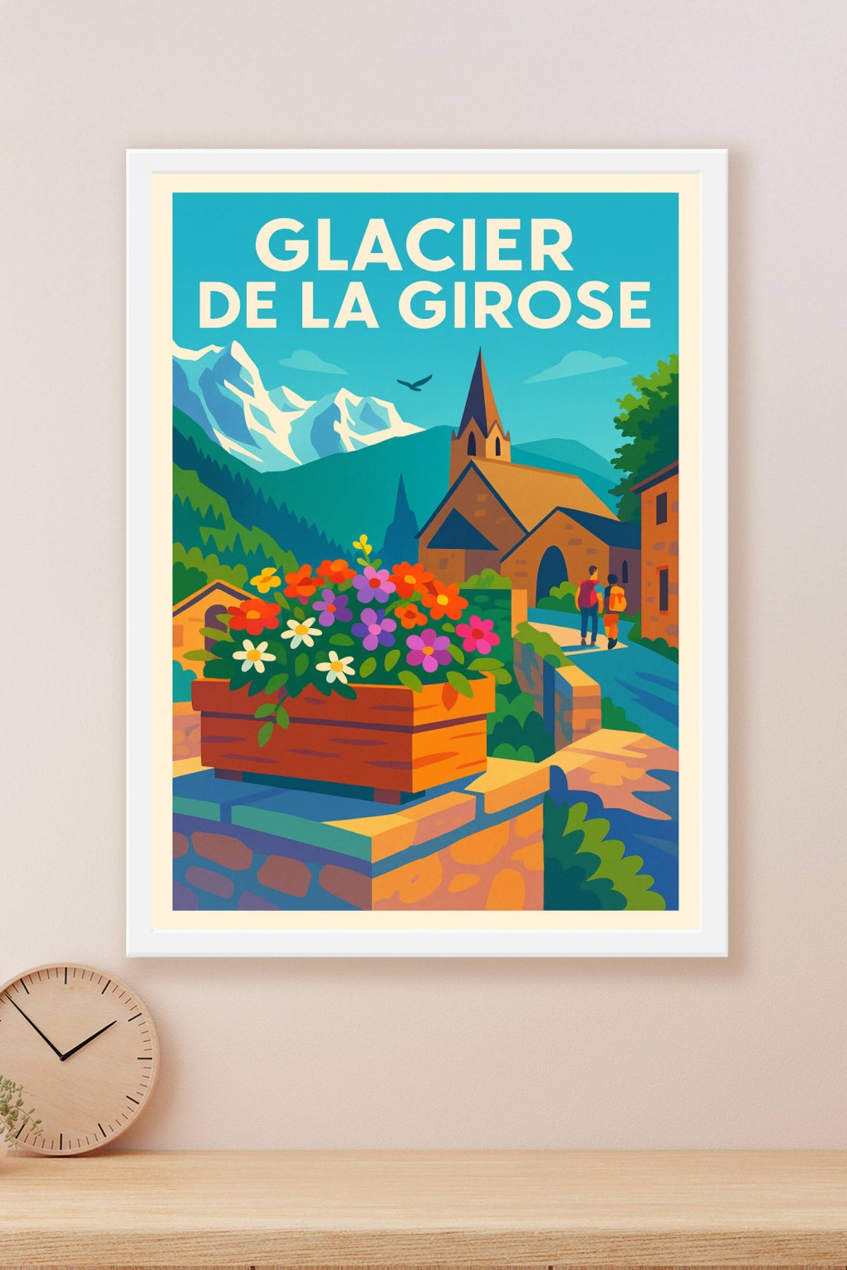 Affiche de Glacier de la Girose - L'éclat des sommets alpins chez vous