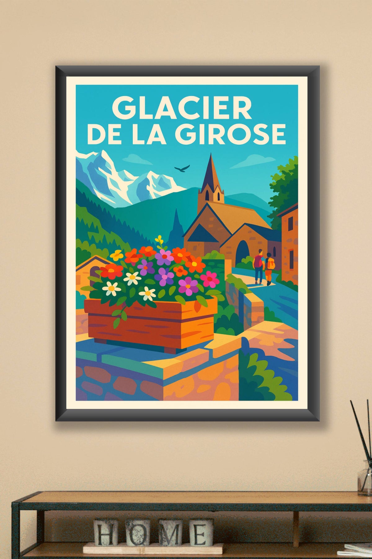 Affiche de Glacier de la Girose - L'éclat des sommets alpins chez vous