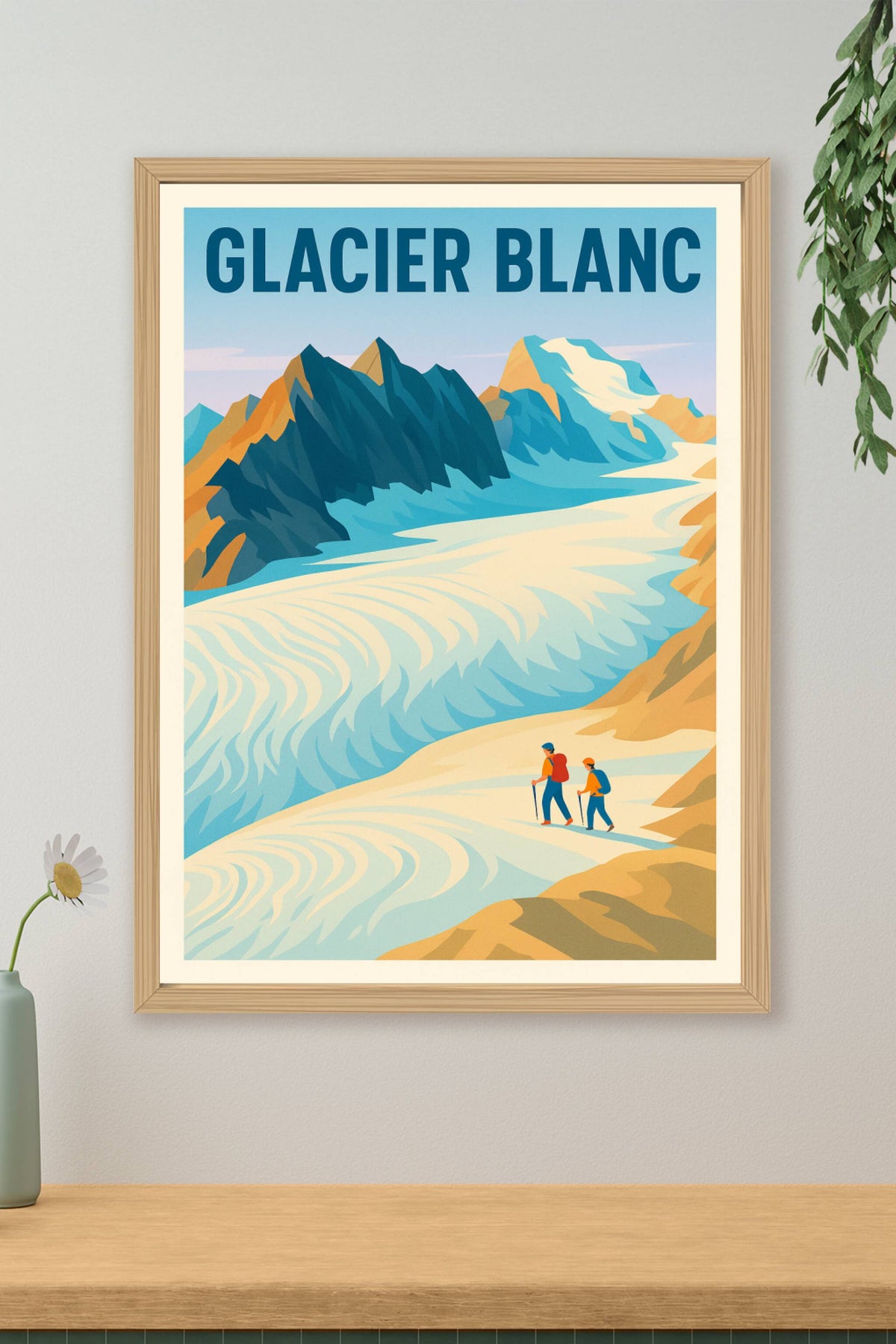 Affiche de Glacier Blanc - L'immensité des Alpes à votre portée