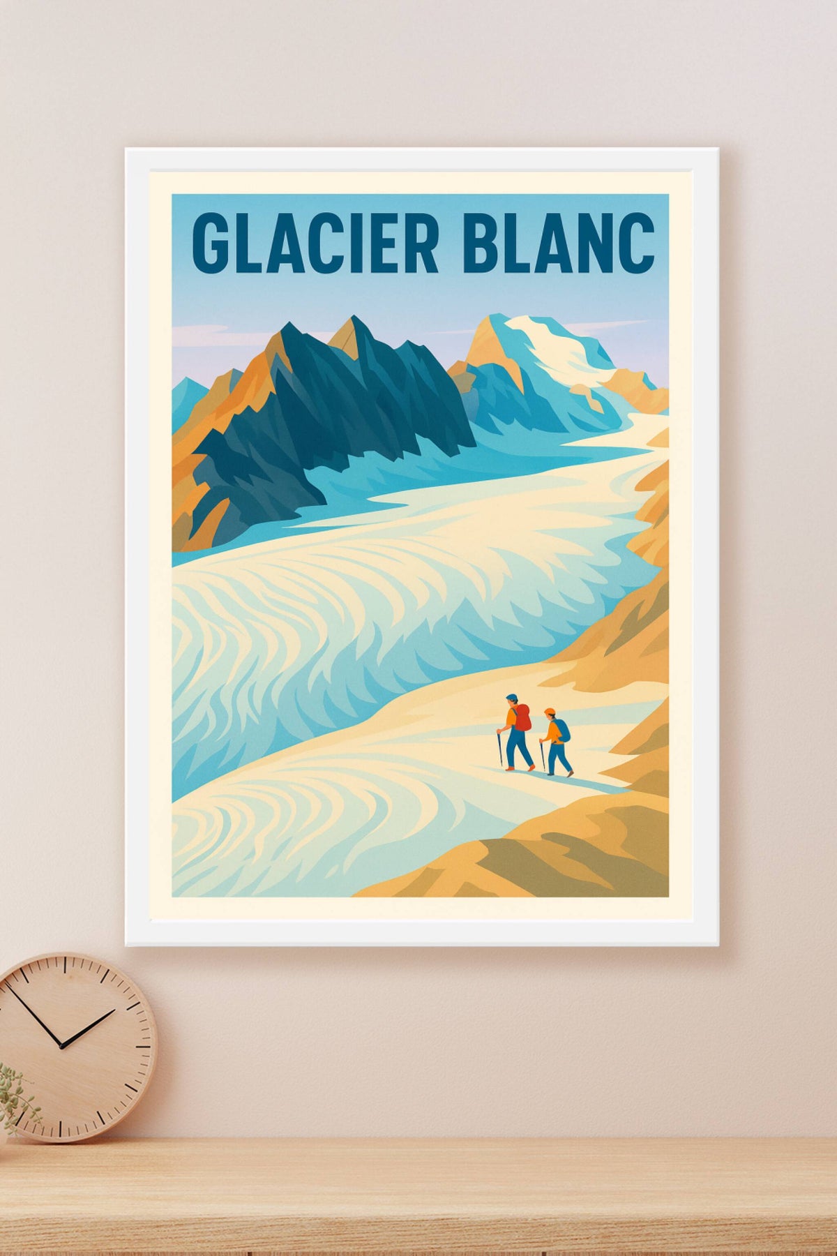 Affiche de Glacier Blanc - L'immensité des Alpes à votre portée