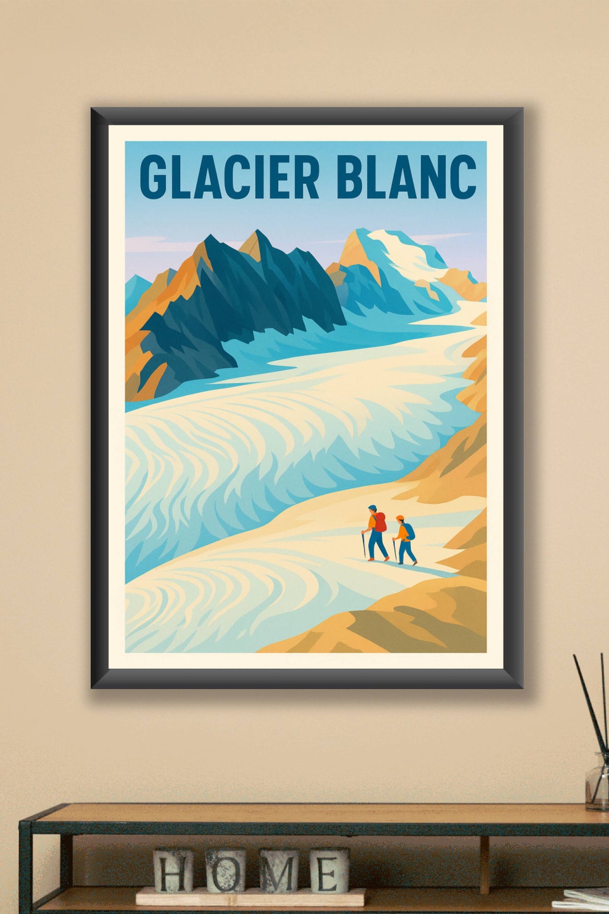 Affiche de Glacier Blanc - L'immensité des Alpes à votre portée