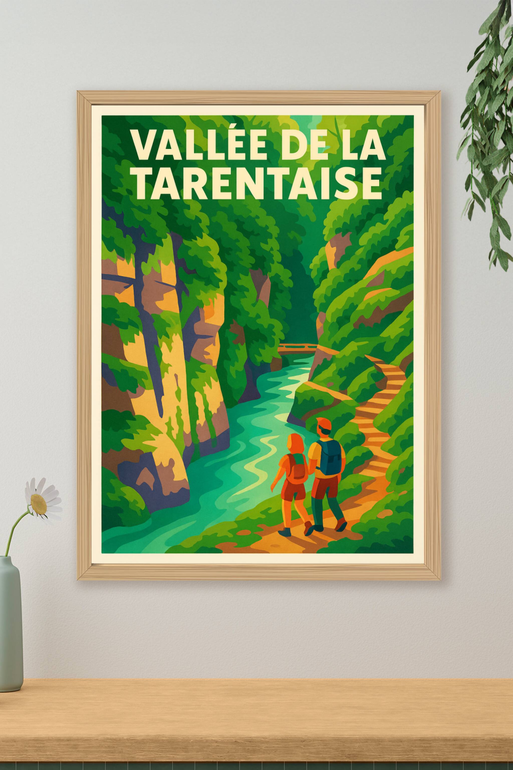 Affiche de Vallée de la Tarentaise - Évasion sauvage au cœur des Alpes