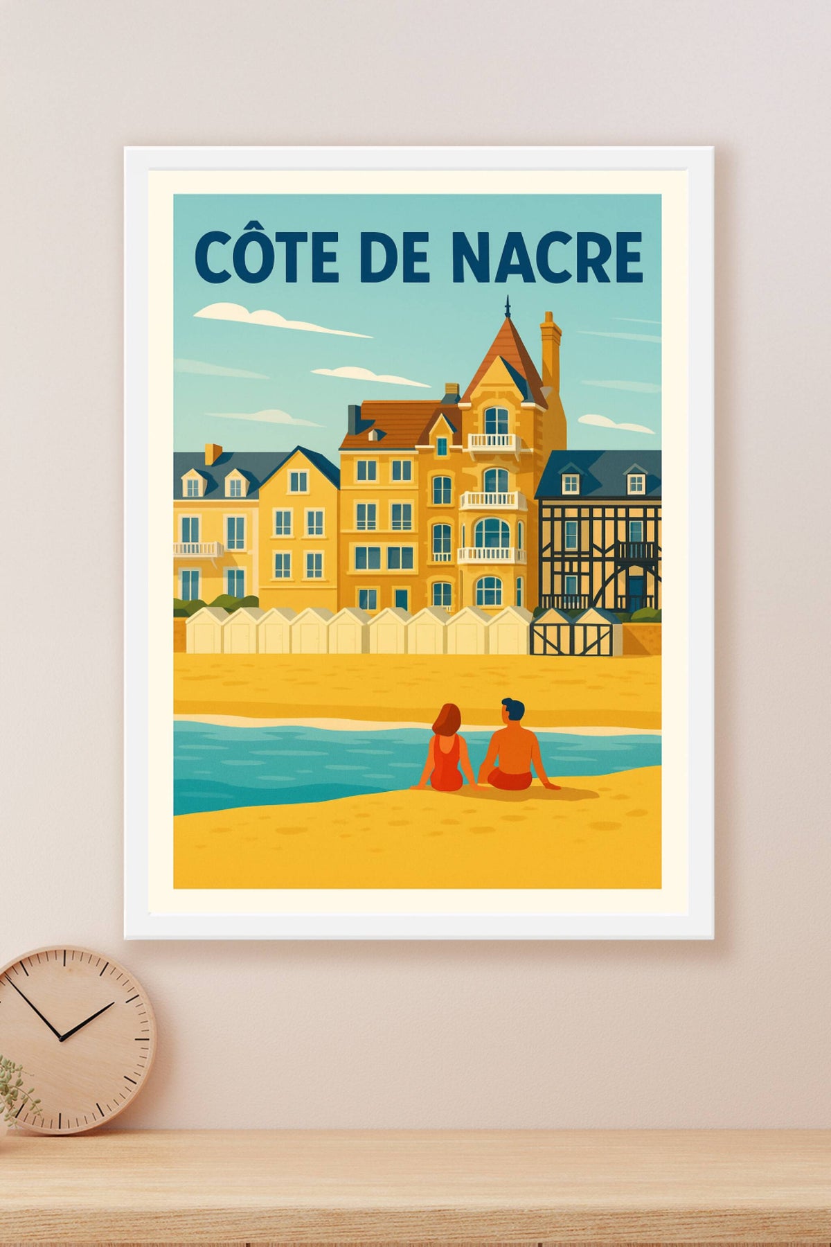 Affiche de Côte de Nacre - L'élégance balnéaire de Normandie