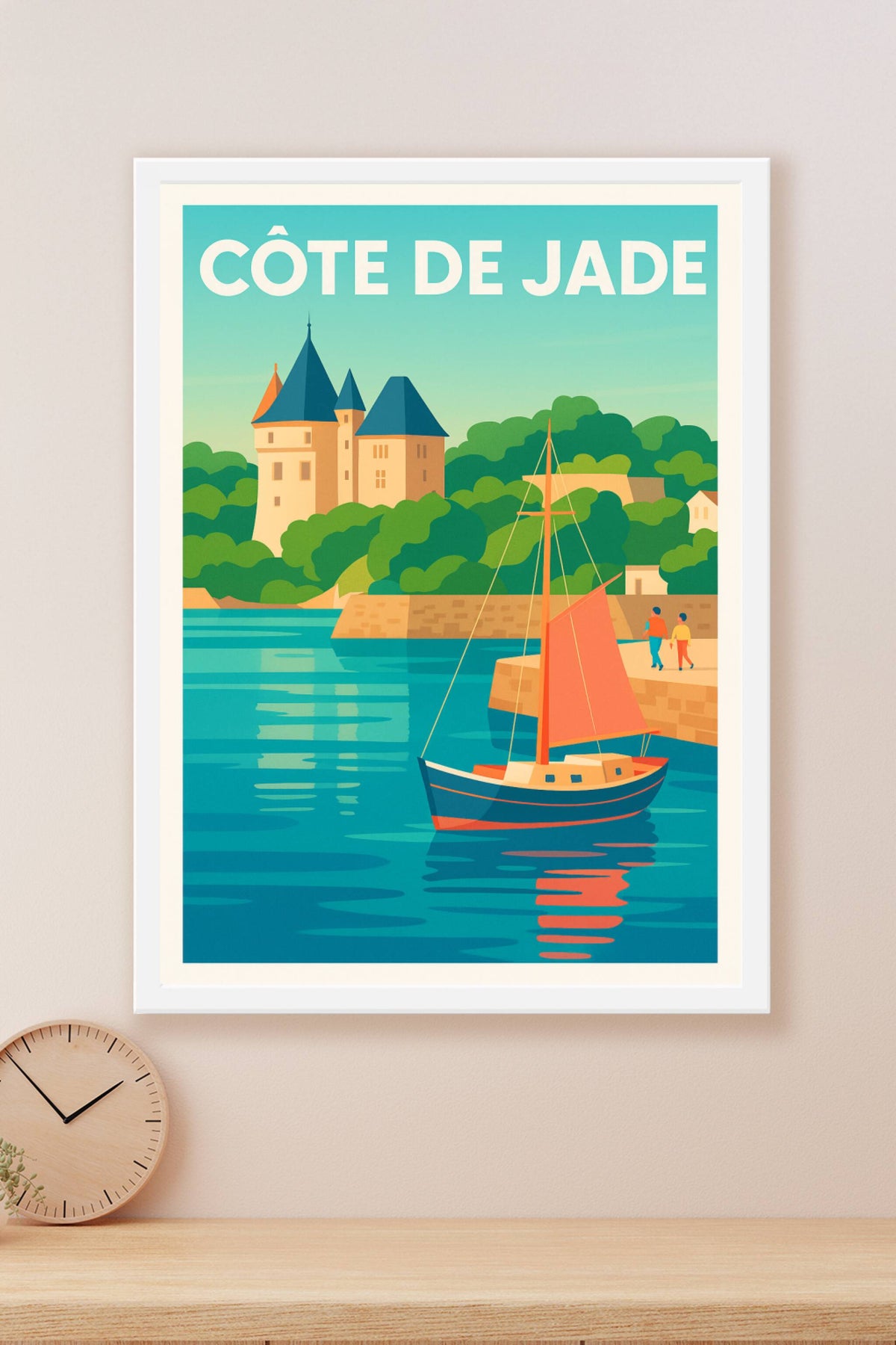 Affiche de Côte de Jade - L'élégance maritime au cœur de la Loire-Atlantique
