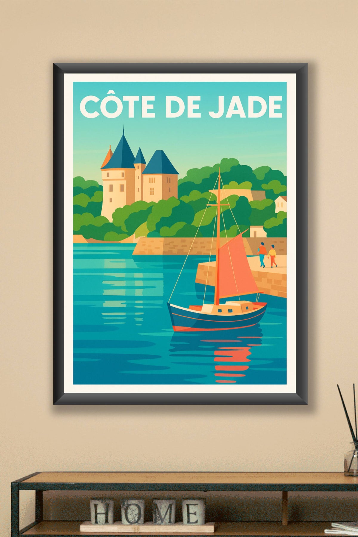Affiche de Côte de Jade - L'élégance maritime au cœur de la Loire-Atlantique