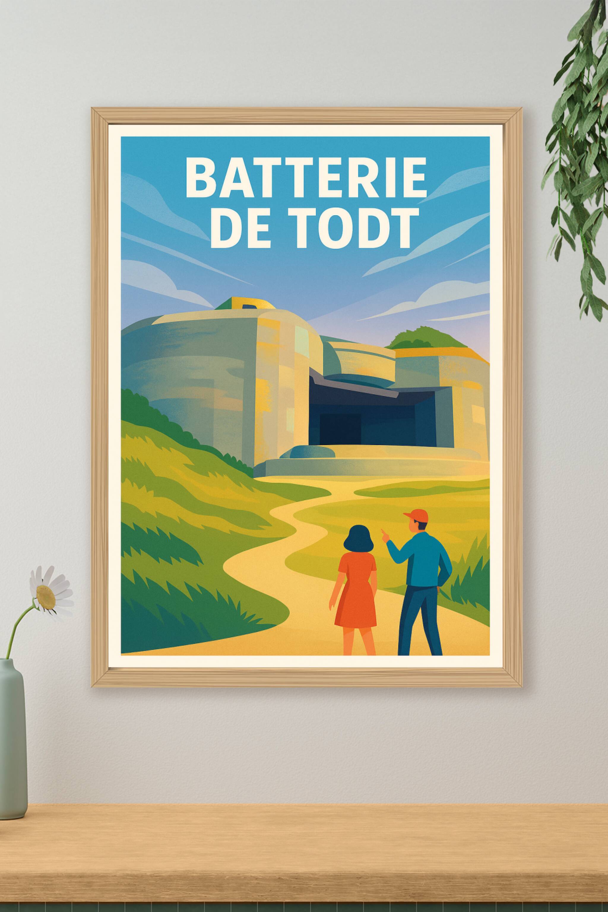 Affiche de Batterie de Todt - Un vestige historique sur la Côte d'Opale